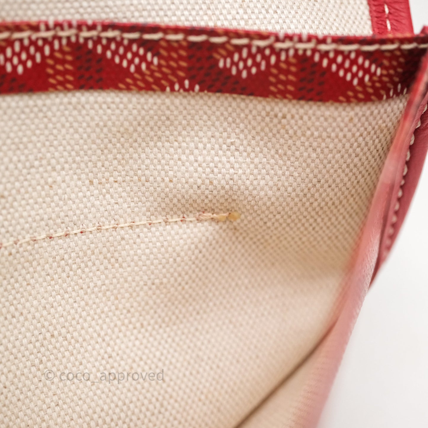 Goyard St Louis Tote GM Red