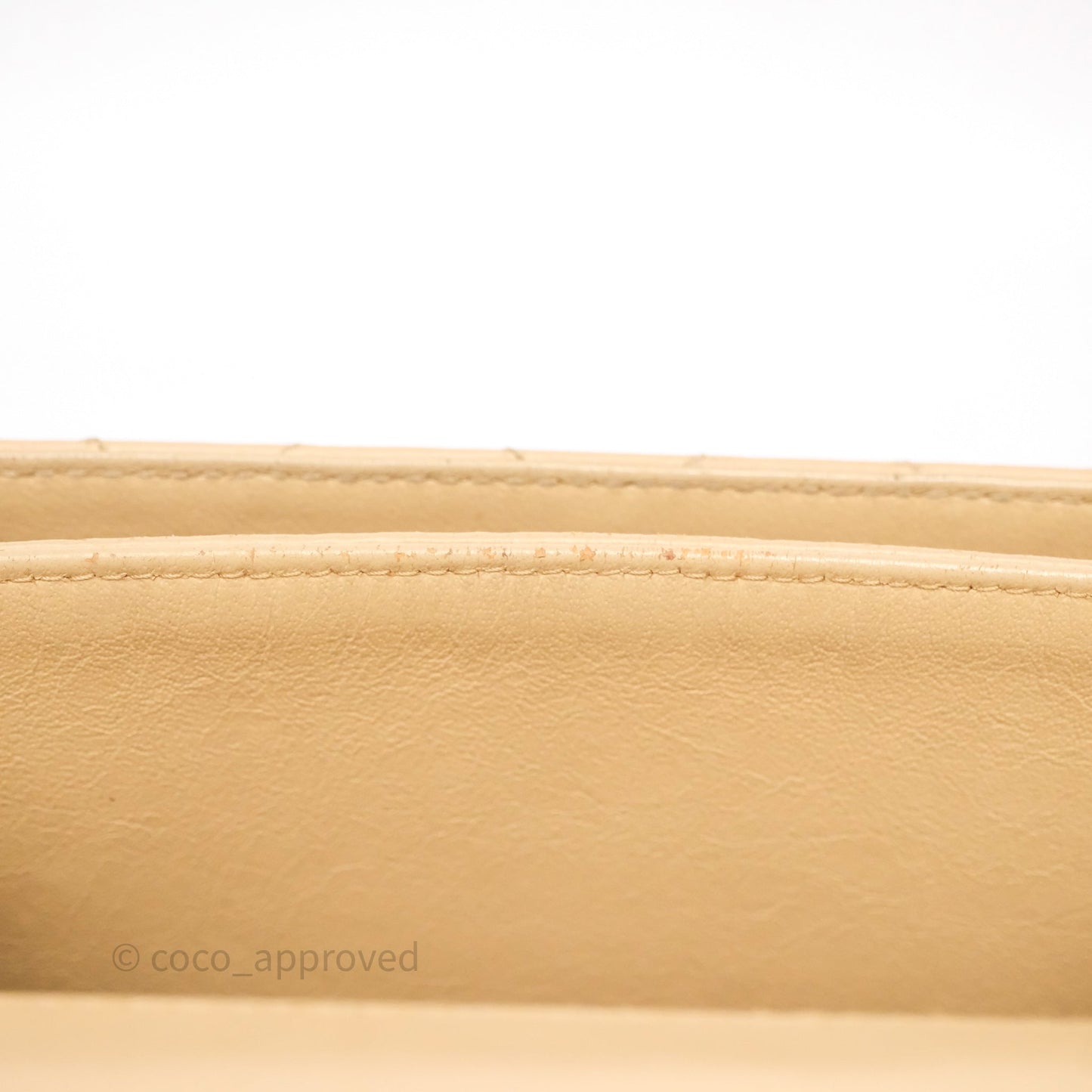 Chanel Vintage Quilted Kelly Shoulder Bag Beige Silver Hardware