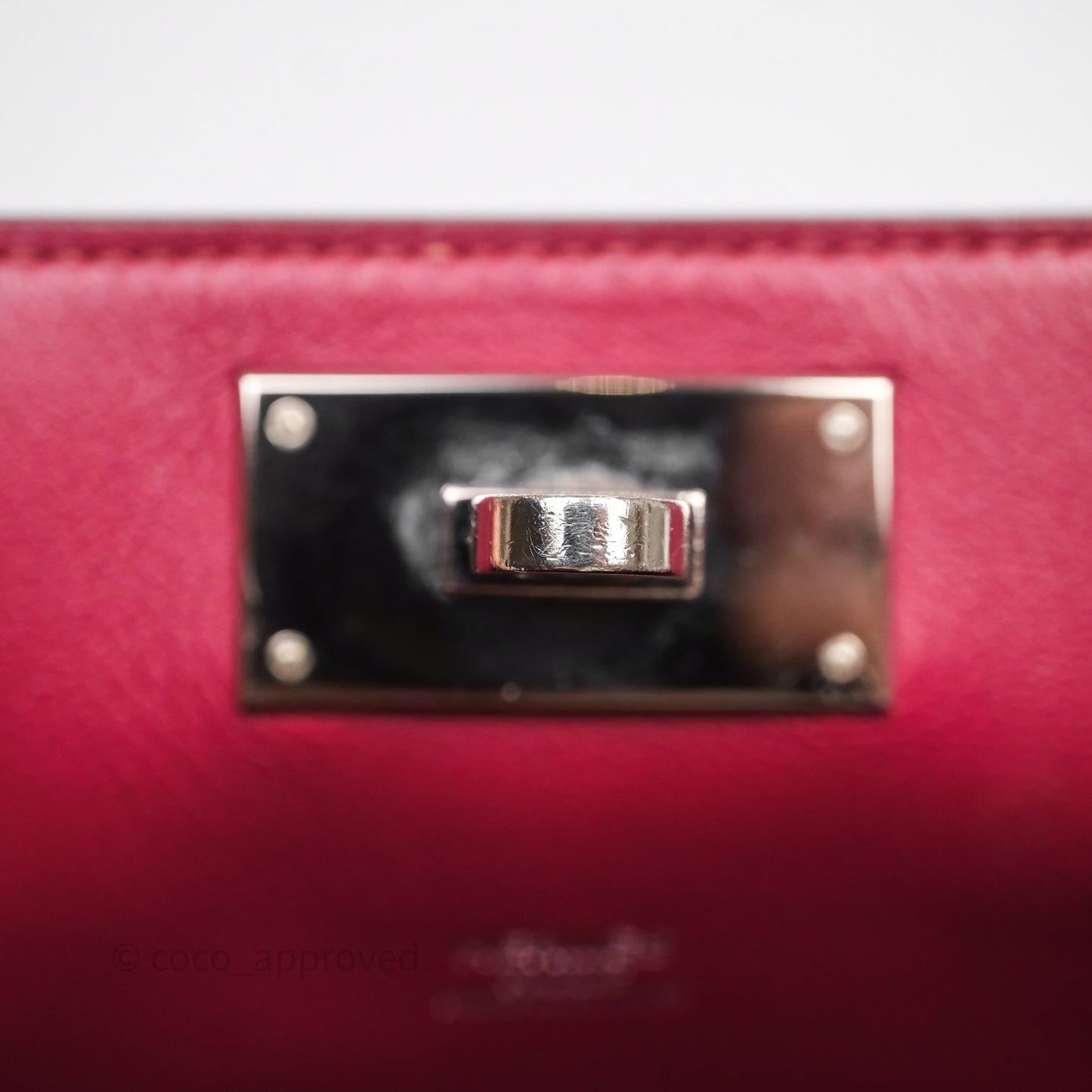 Hermès ToolBox 20 Rubis B5 Swift Palladium Hardware