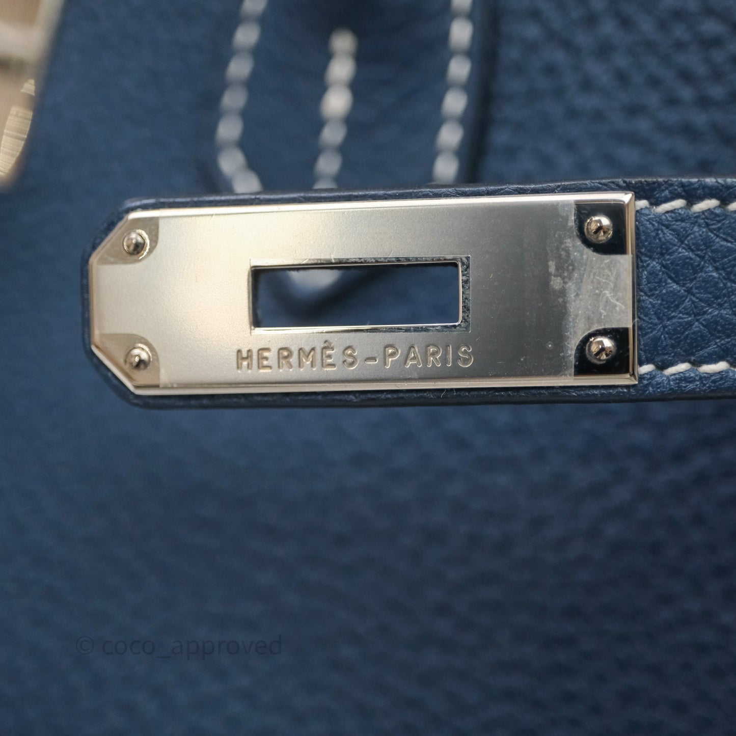 Hermès Birkin 35 Bleu de Prusse 7P Togo Palladium Hardware