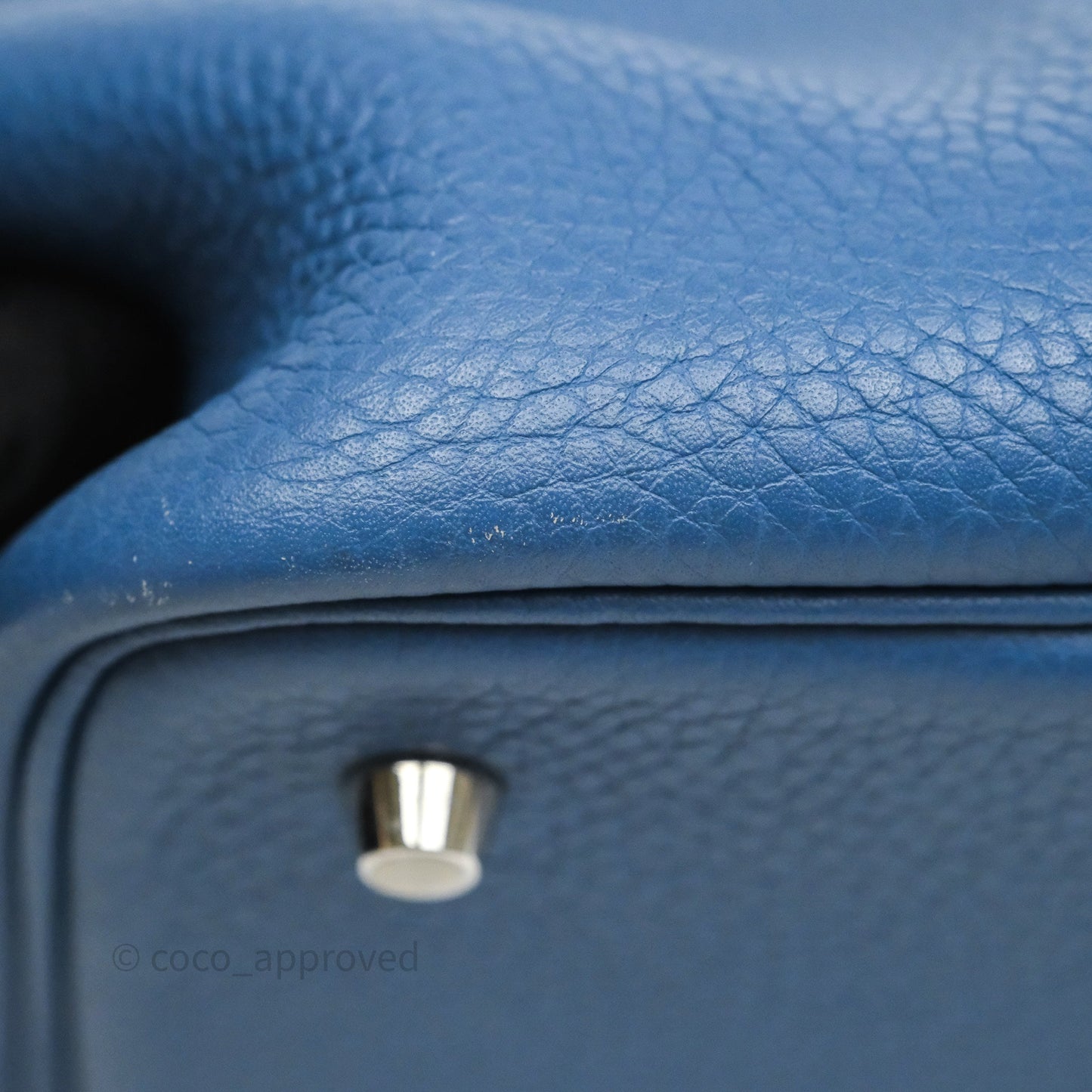 Hermès Picotin 22 Bleu Agate R2 Clemence Palladium Hardware