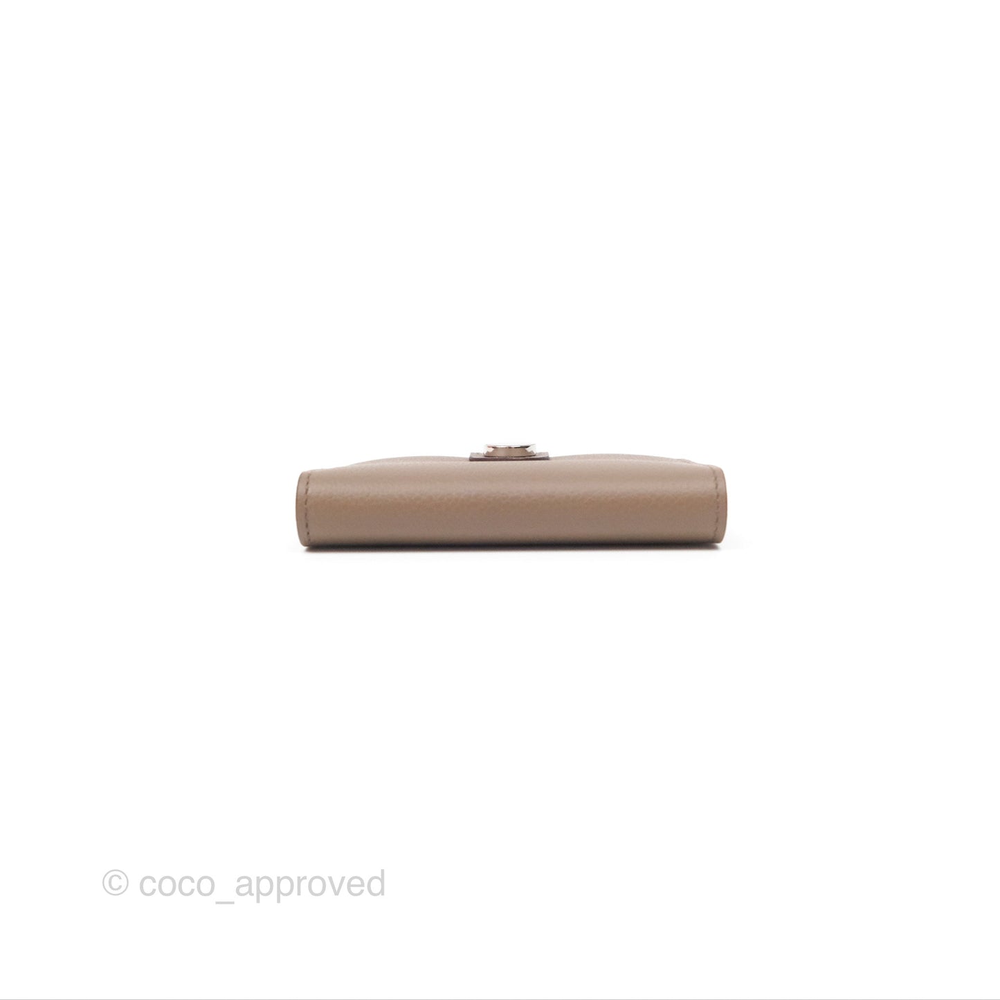 Hermès R.M.S Card Holder Etoupe Palladium Hardware