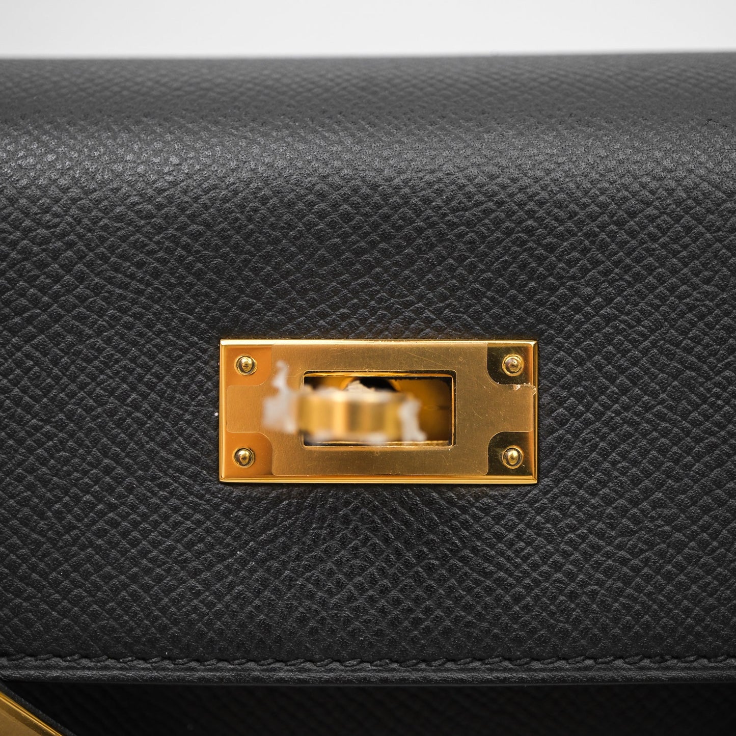 Hermès Kelly 28 Black Epsom Gold Hardware