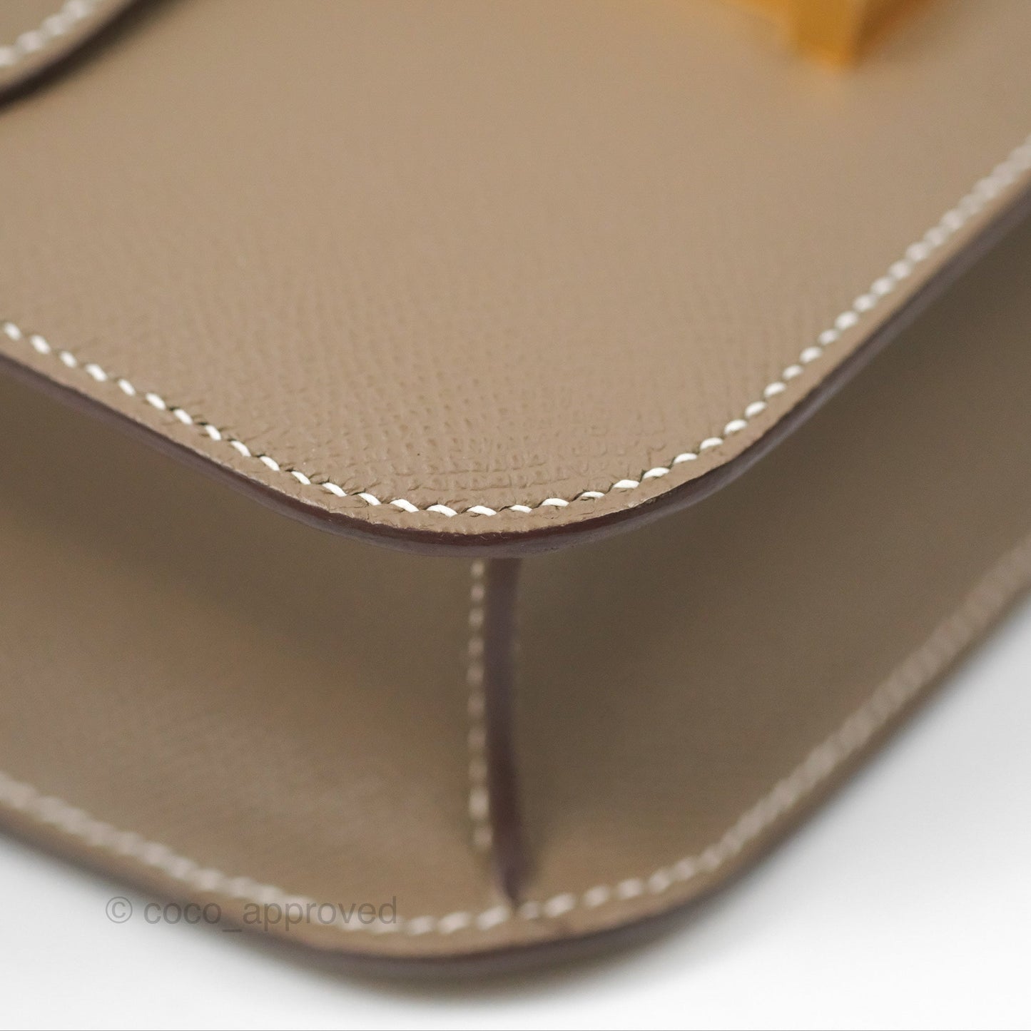 Hermès Constance 24 with Mirror Etoupe Epsom Gold Hardware