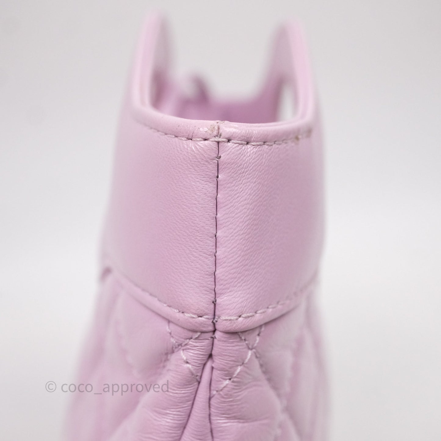 Chanel 31 Mini Lilac Shiny Lambskin Gold Hardware