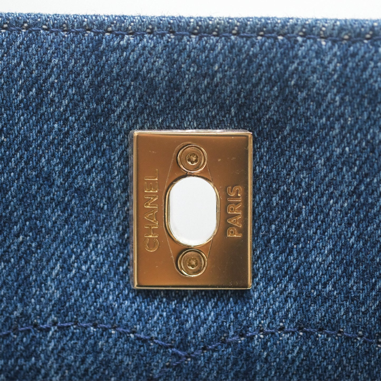 Chanel Small Trendy CC Denim Gold Hardware