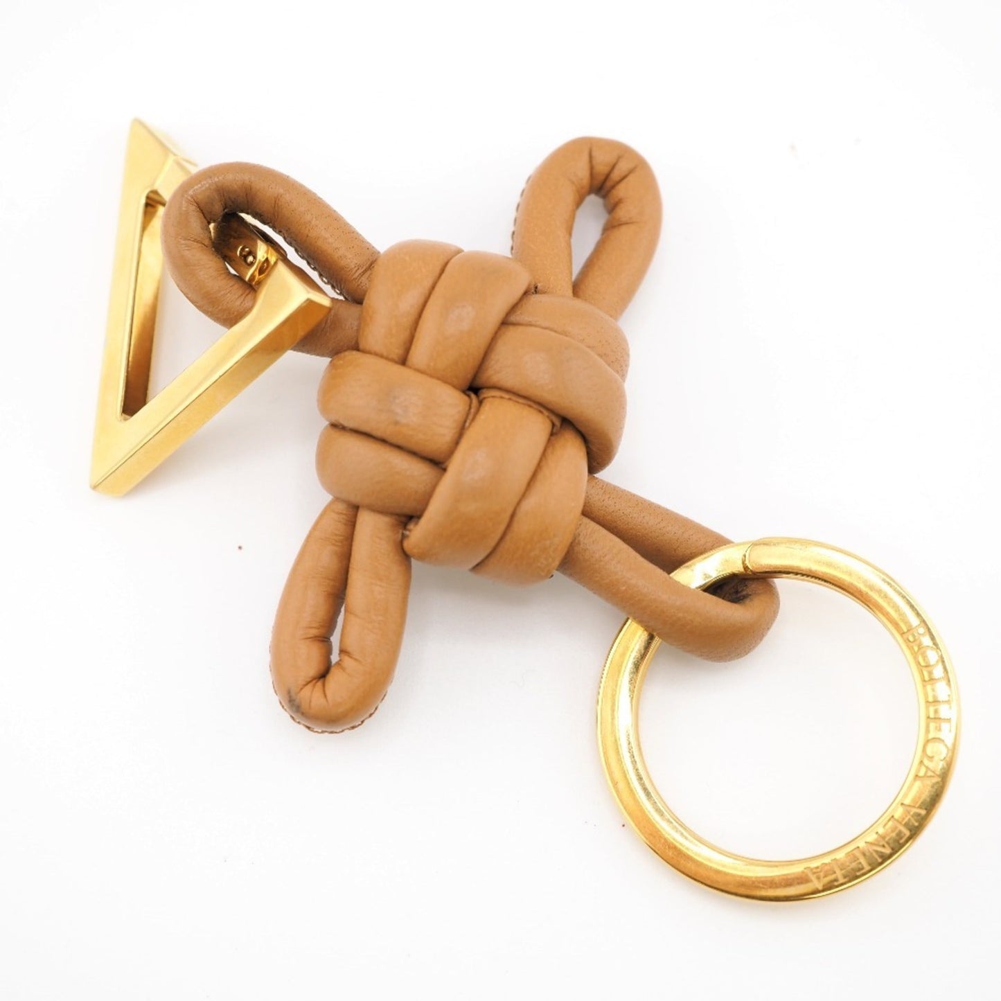 Luxury Bottega Veneta   Leather Keyring Charm ()