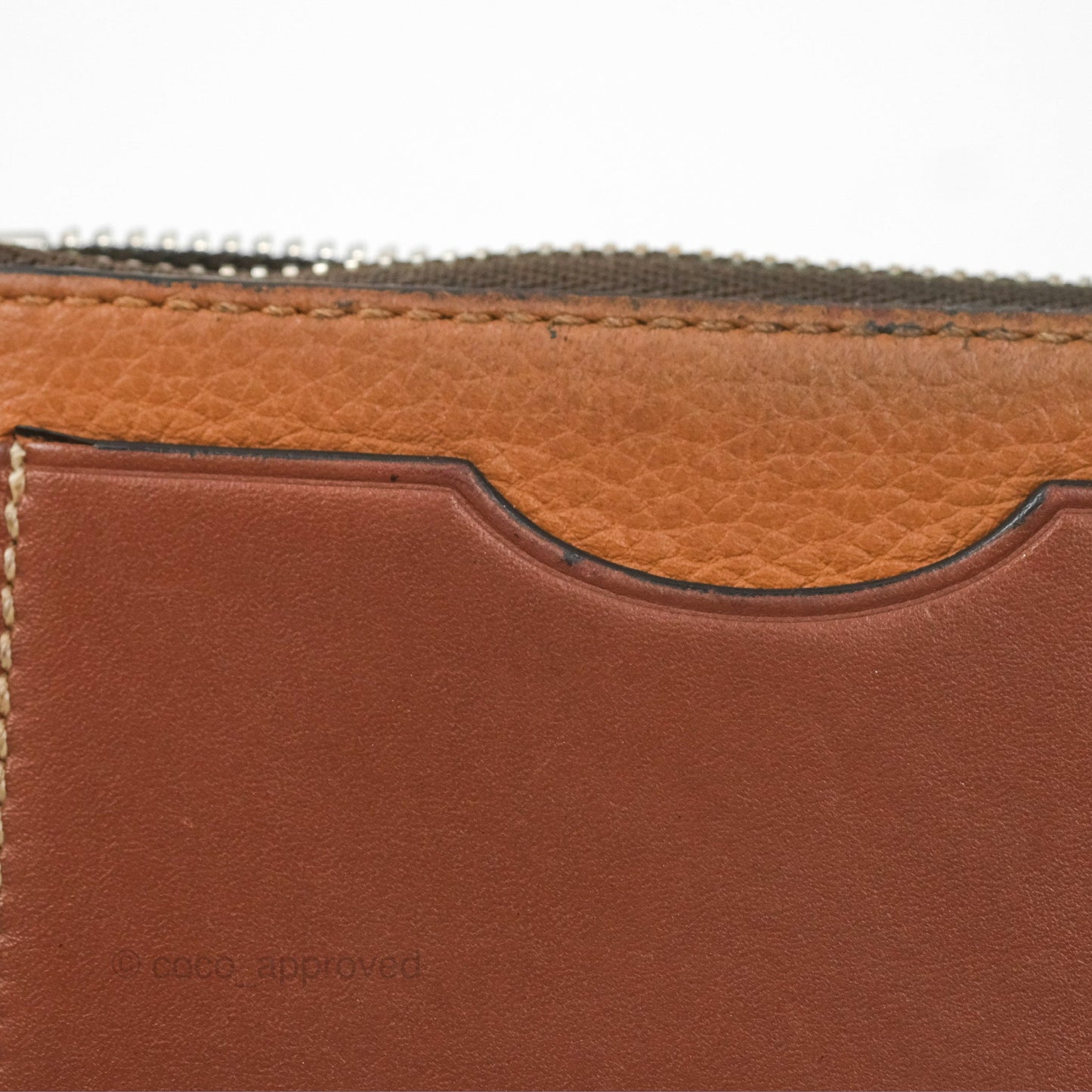 Loewe Anagram Coin Card Holder Caramel/Pecan
