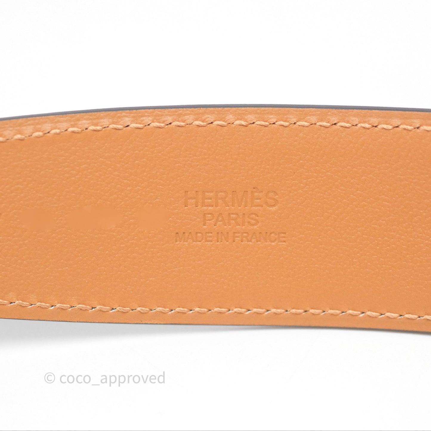 Hermes Romain 35 Belt Noir Palladium Hardware