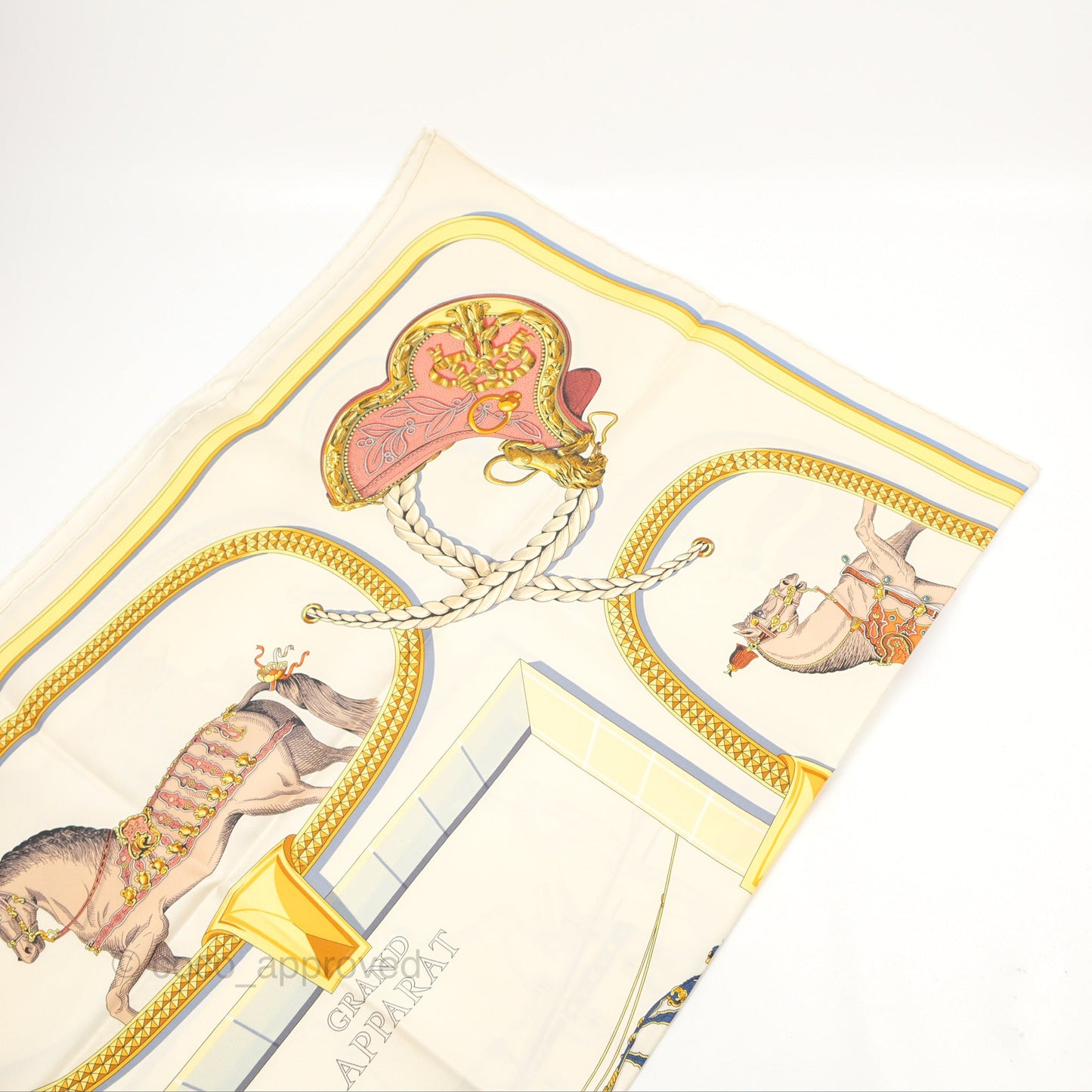Hermès Grand Apparat Forever Silk Scarf 90