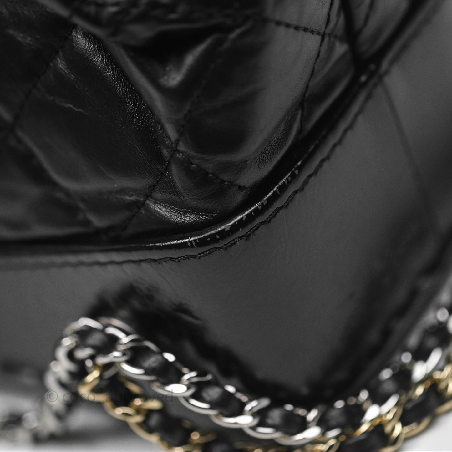 Chanel Small Gabrielle Backpack Black Aged Calfskin