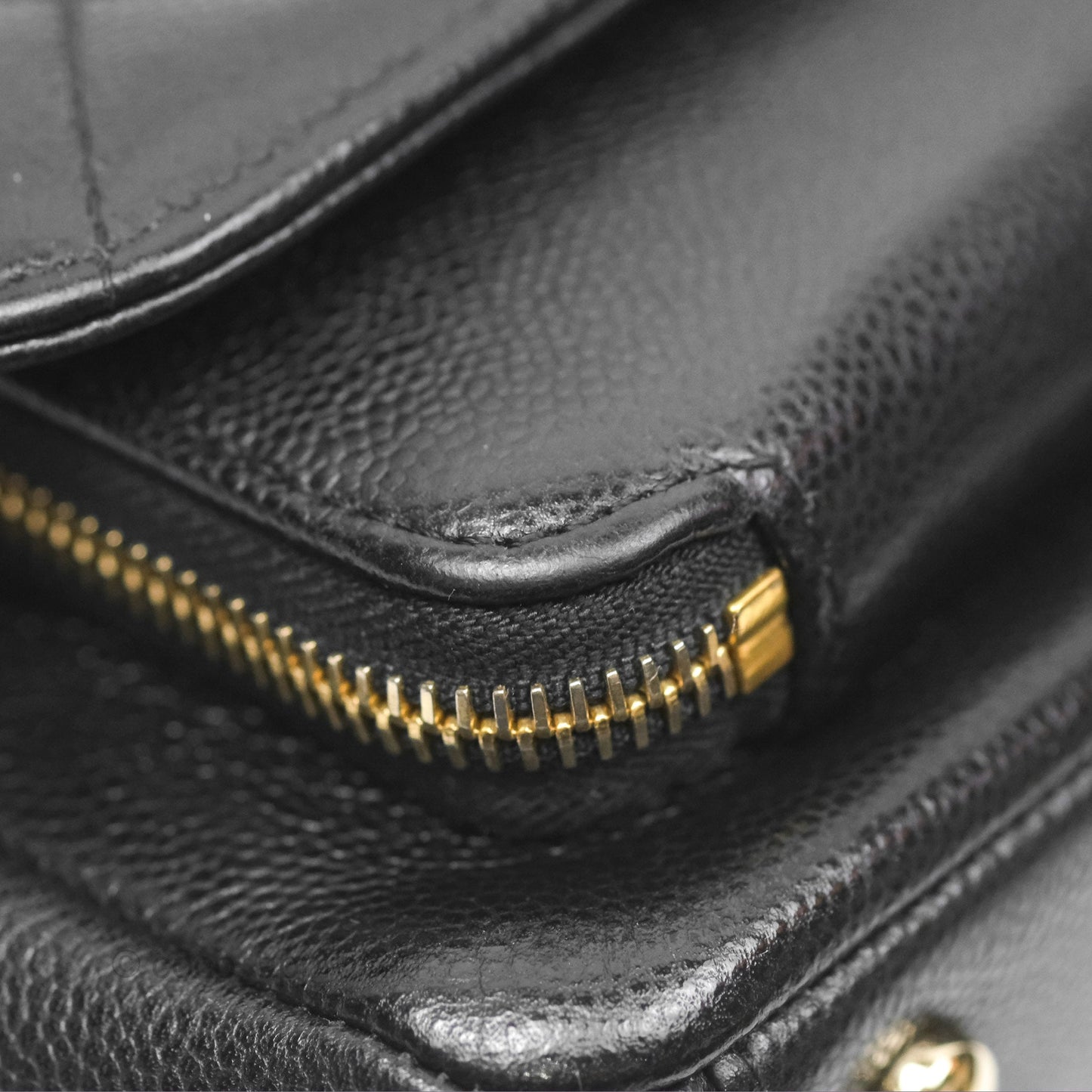 Chanel Quilted Small Business Affinity Flap Black Caviar Gold Hardware