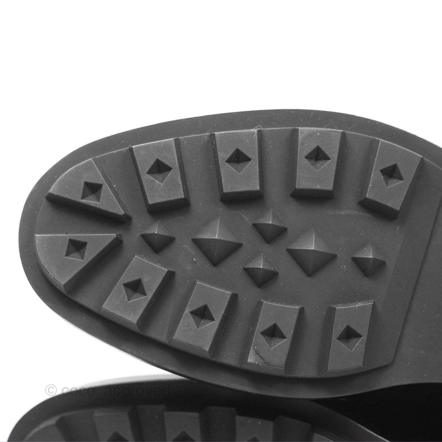 Hermes First Derby Shoe Black Glazed Calfskin Palladium Hardware