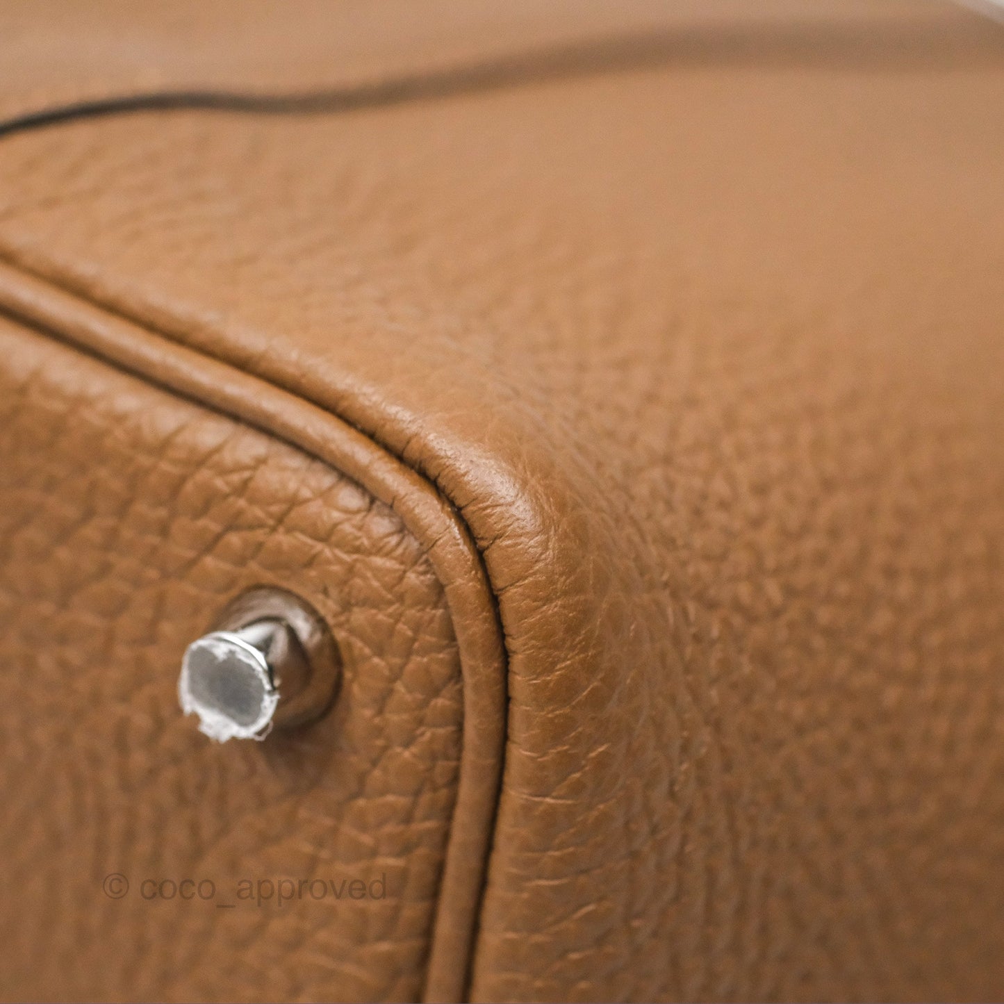 Hermès Picotin Lock 18 Alezan 3G/ Biscuit 48 Clemence Palladium Hardware
