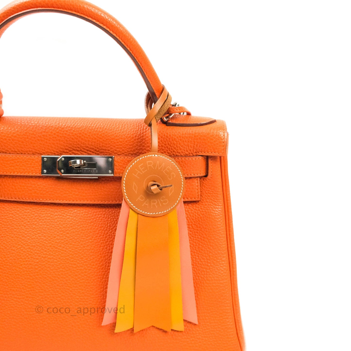 Hermès Paddock Flot Leather Bag Charm