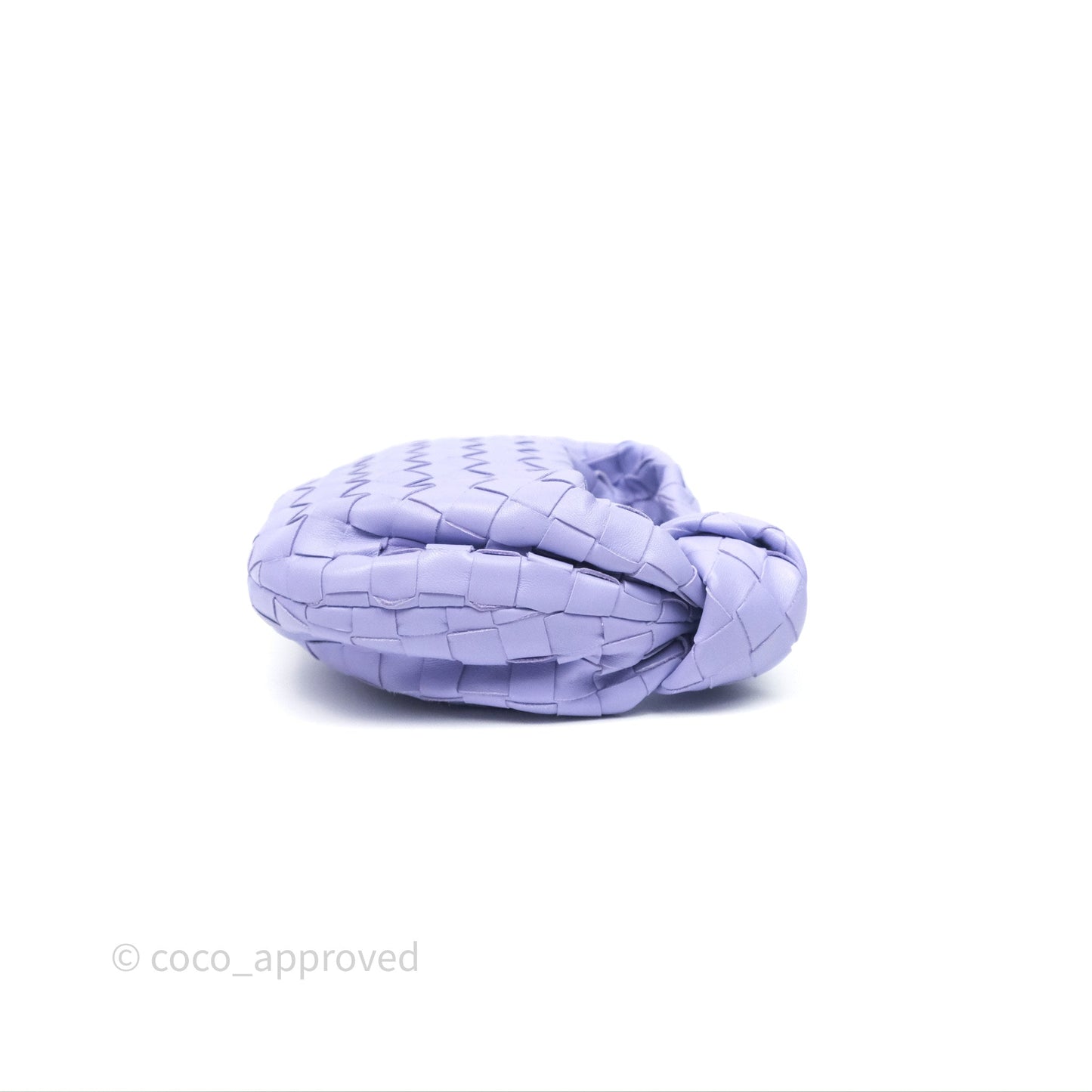 Bottega Veneta Mini Jodie Bag Purple Intrecciato Lambskin