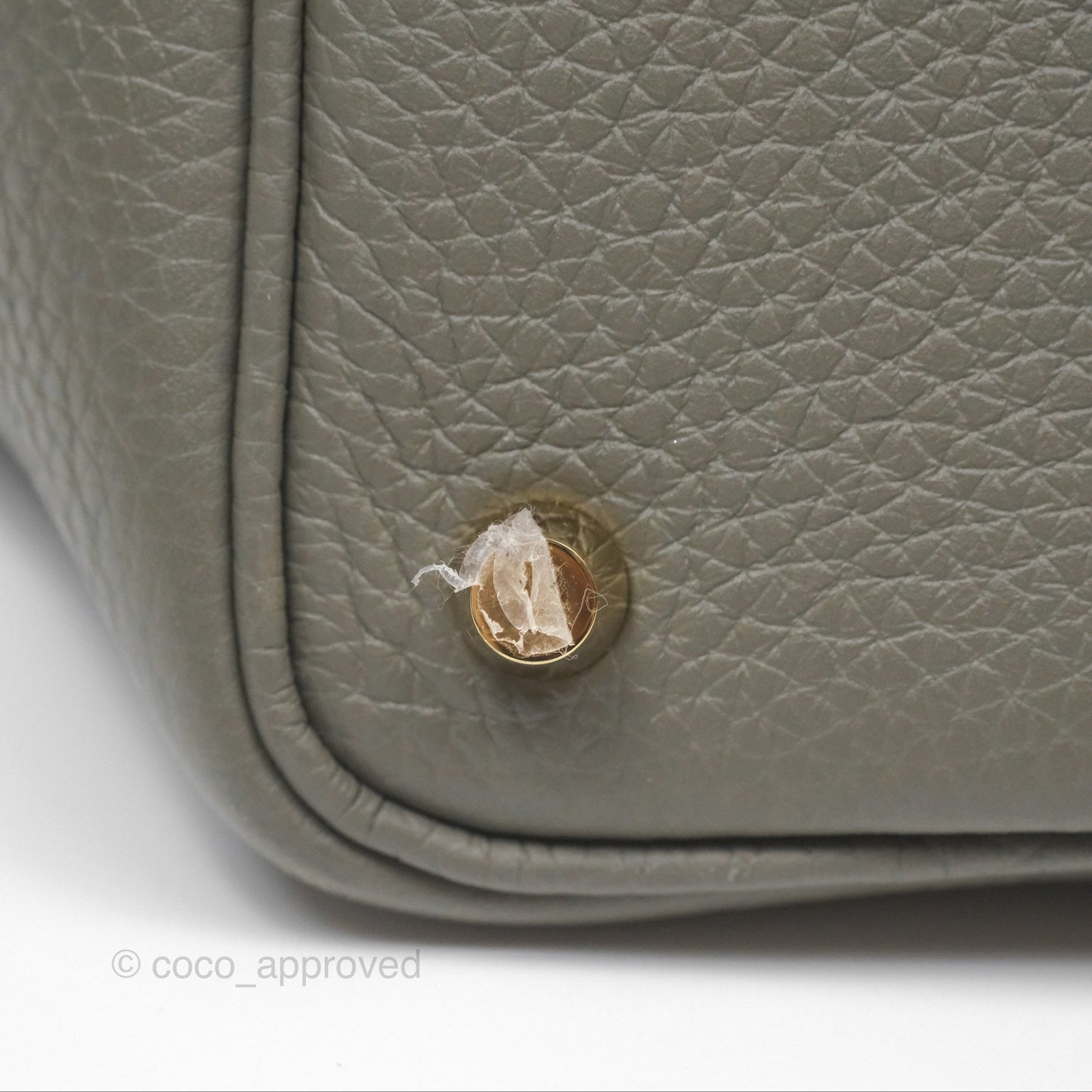 Hermès Picotin Lock 18 Gris Meyer 0L Clemence Gold Hardware