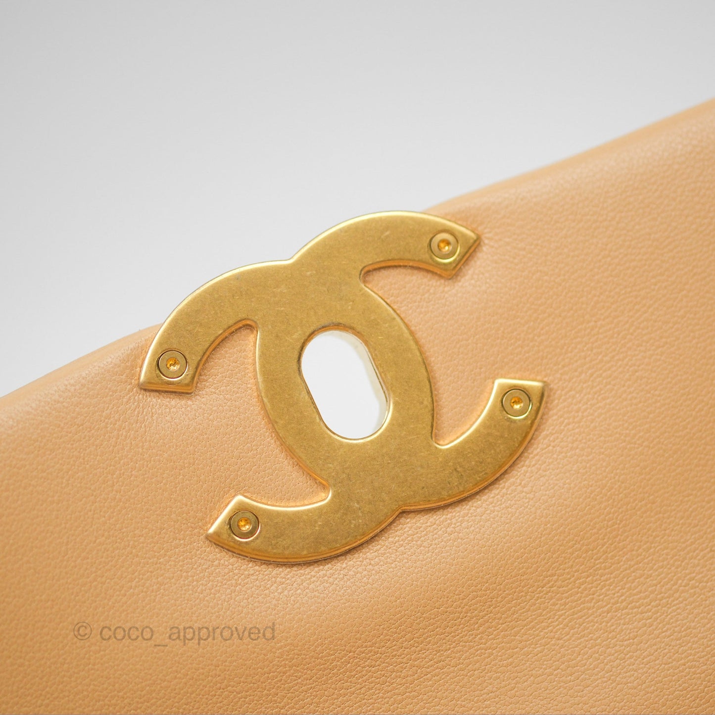 Chanel 19 Small Beige Mixed Hardware 22C