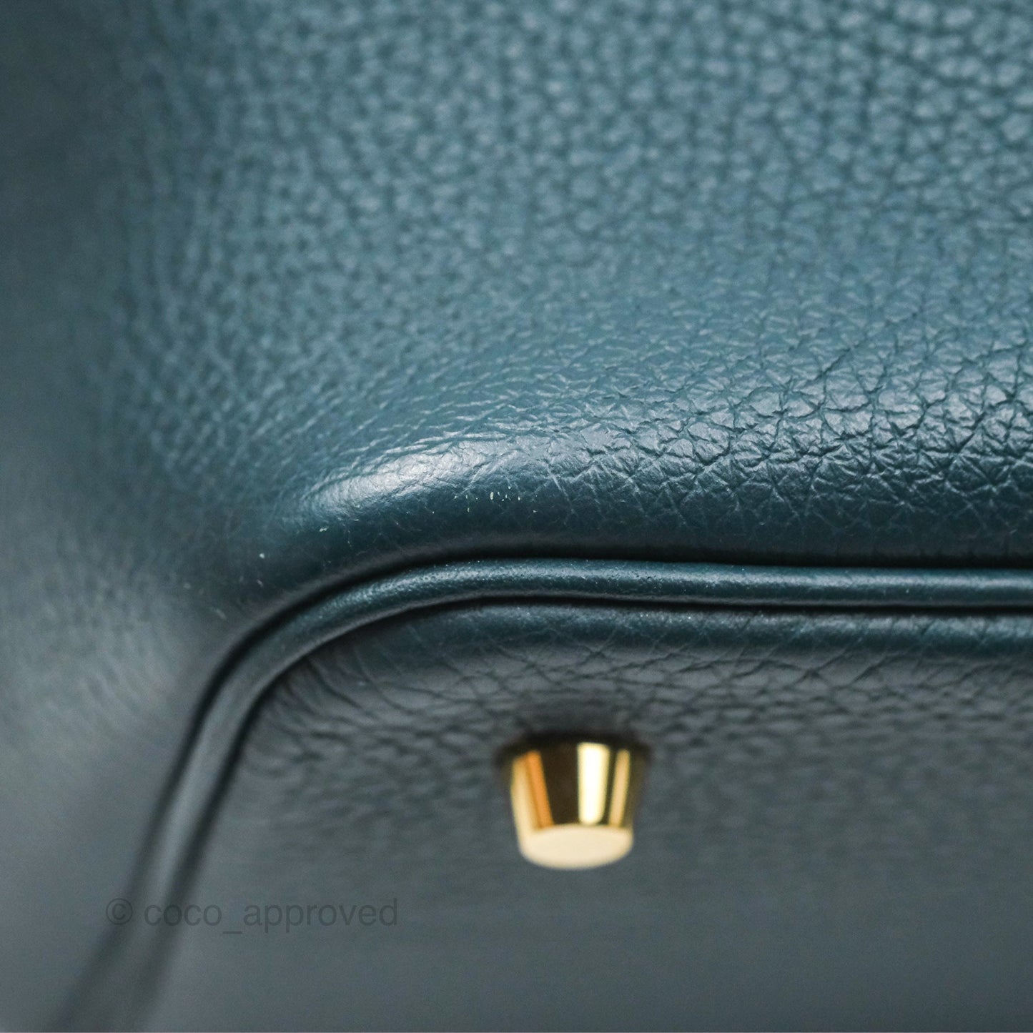 Hermès Picotin 22 Vert Cypress 6O Clemence Gold Hardware