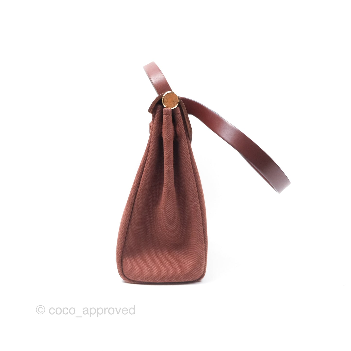 Hermès Herbag Zip 31 Rouge H Gold Hardware