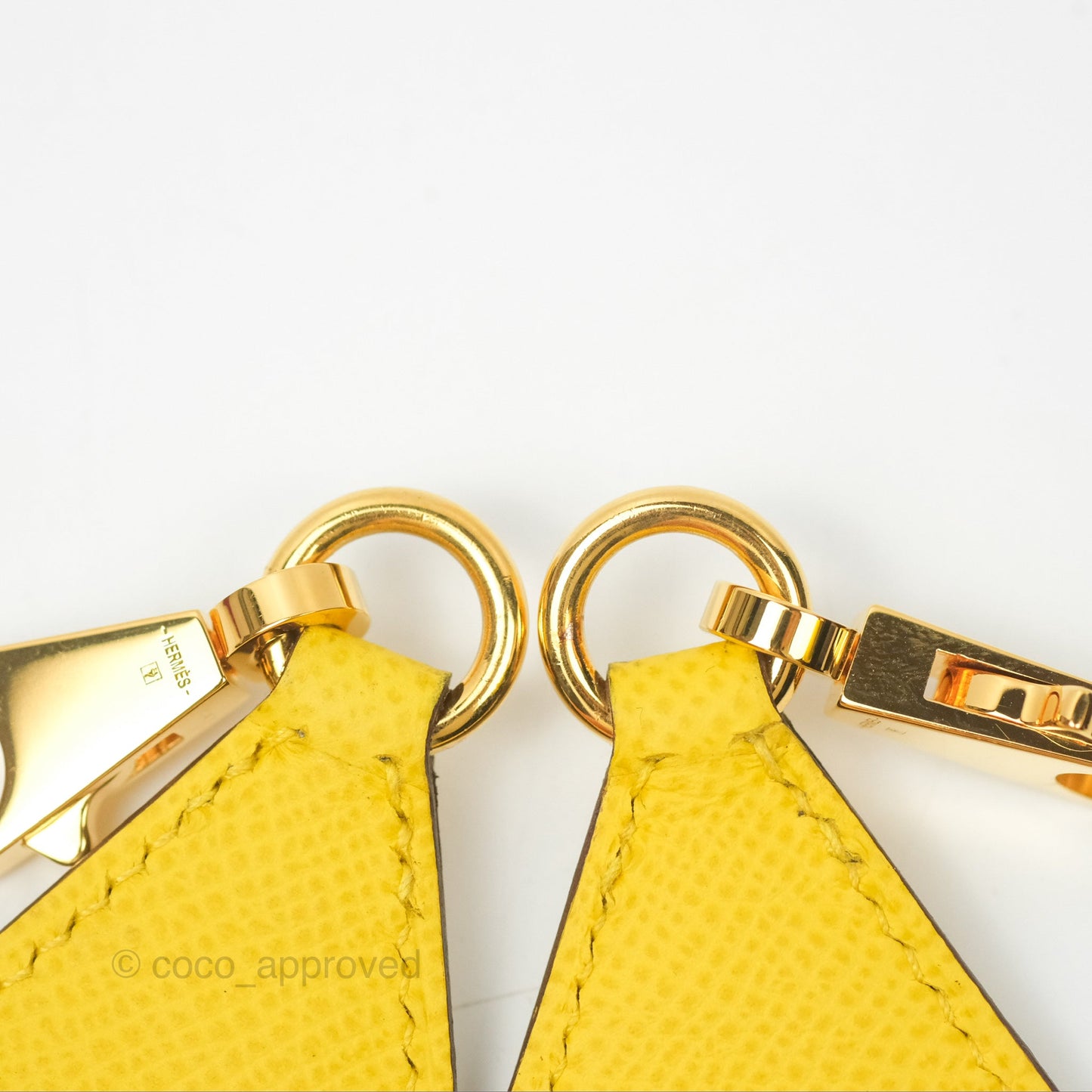 Hermès Tressage Cuir Hexagone Strap 40mm Epsom Gold Hardware