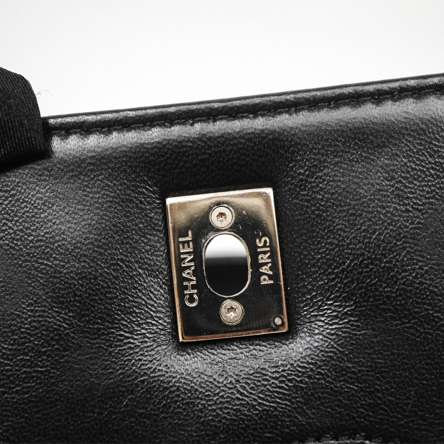 Chanel Medium Trendy CC Flap Bag Lambskin Black Aged Hardware