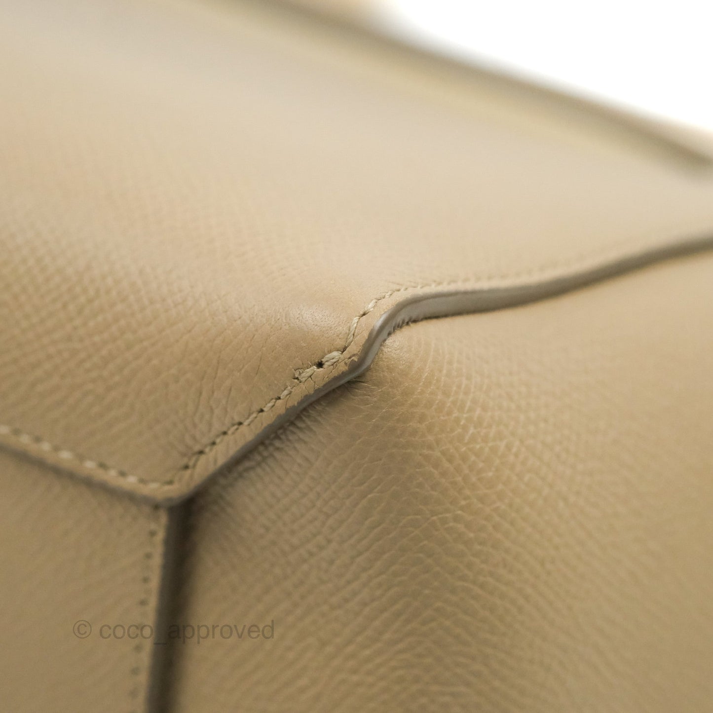 Celine Micro Belt Bag Light Taupe Grained Calfskin Gold Hardware