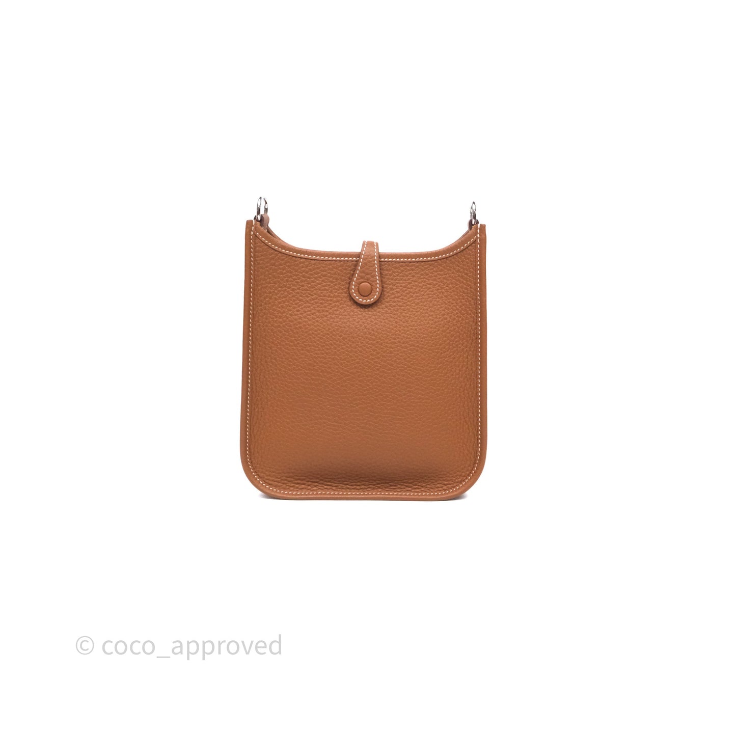 Hermès Mini Evelyne 16 Gold 37 Clemence Palladium Hardware