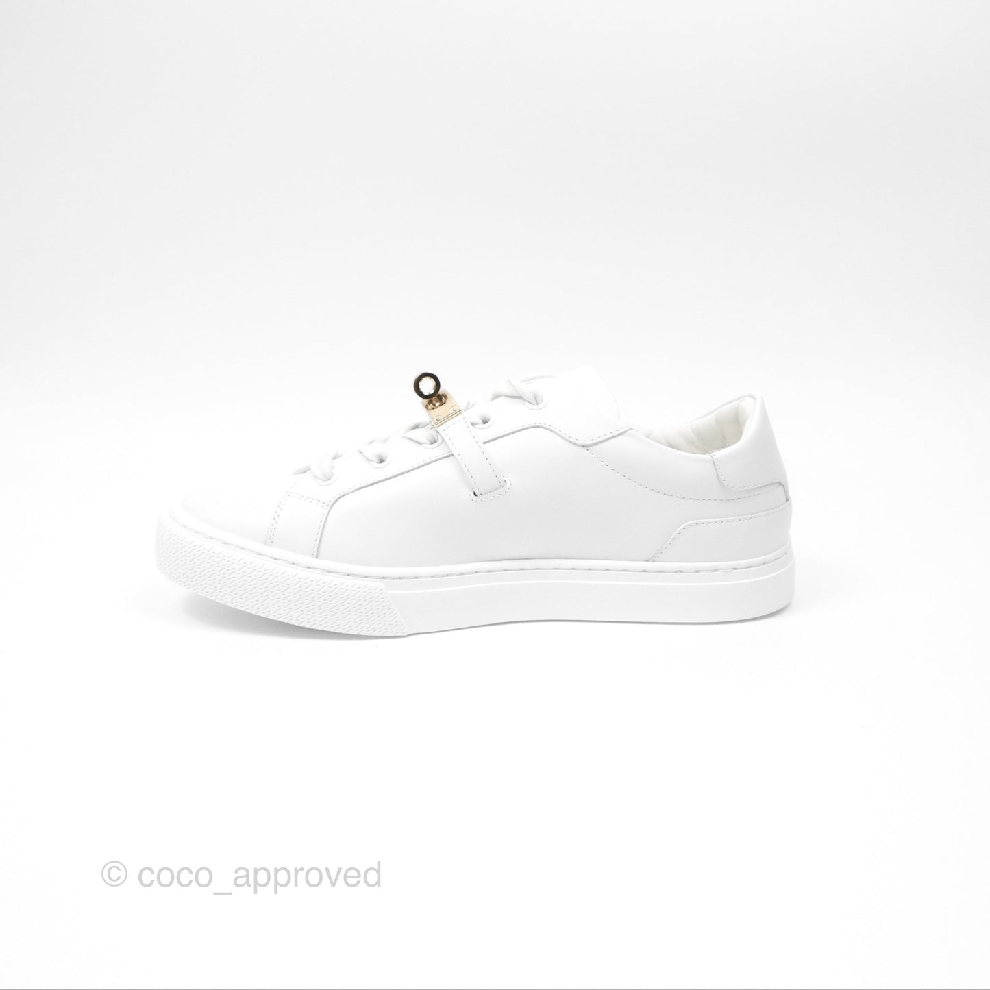 Hermès Day Sneaker White Gold Hardware Size 40