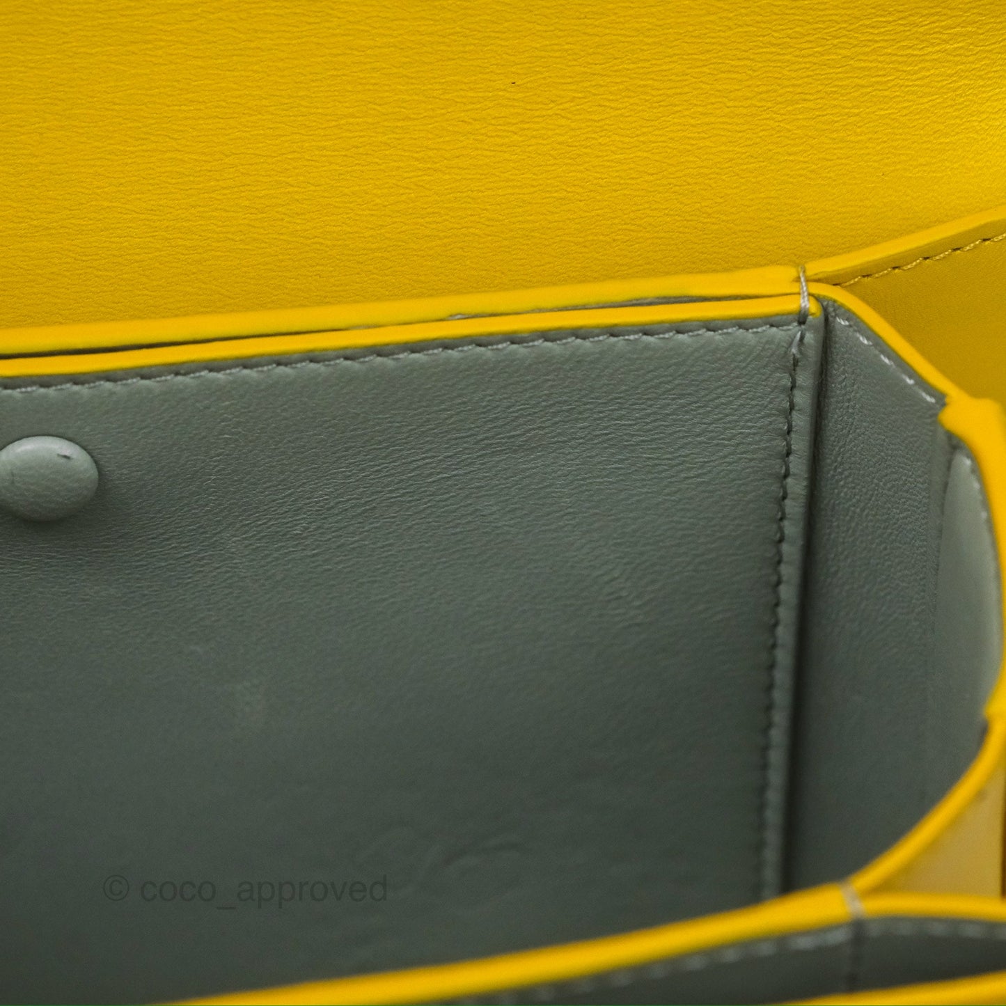Loewe Small Goya Bag Yellow Silk Calfskin