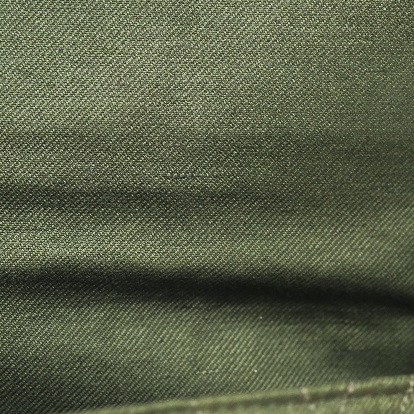 Chanel Camellia Flap Bag Army Green Denim Silver Hardware