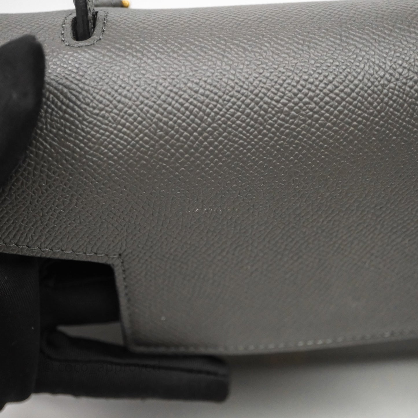 Celine Nano Belt Bag Grey Grained Calfskin Gold Hardware