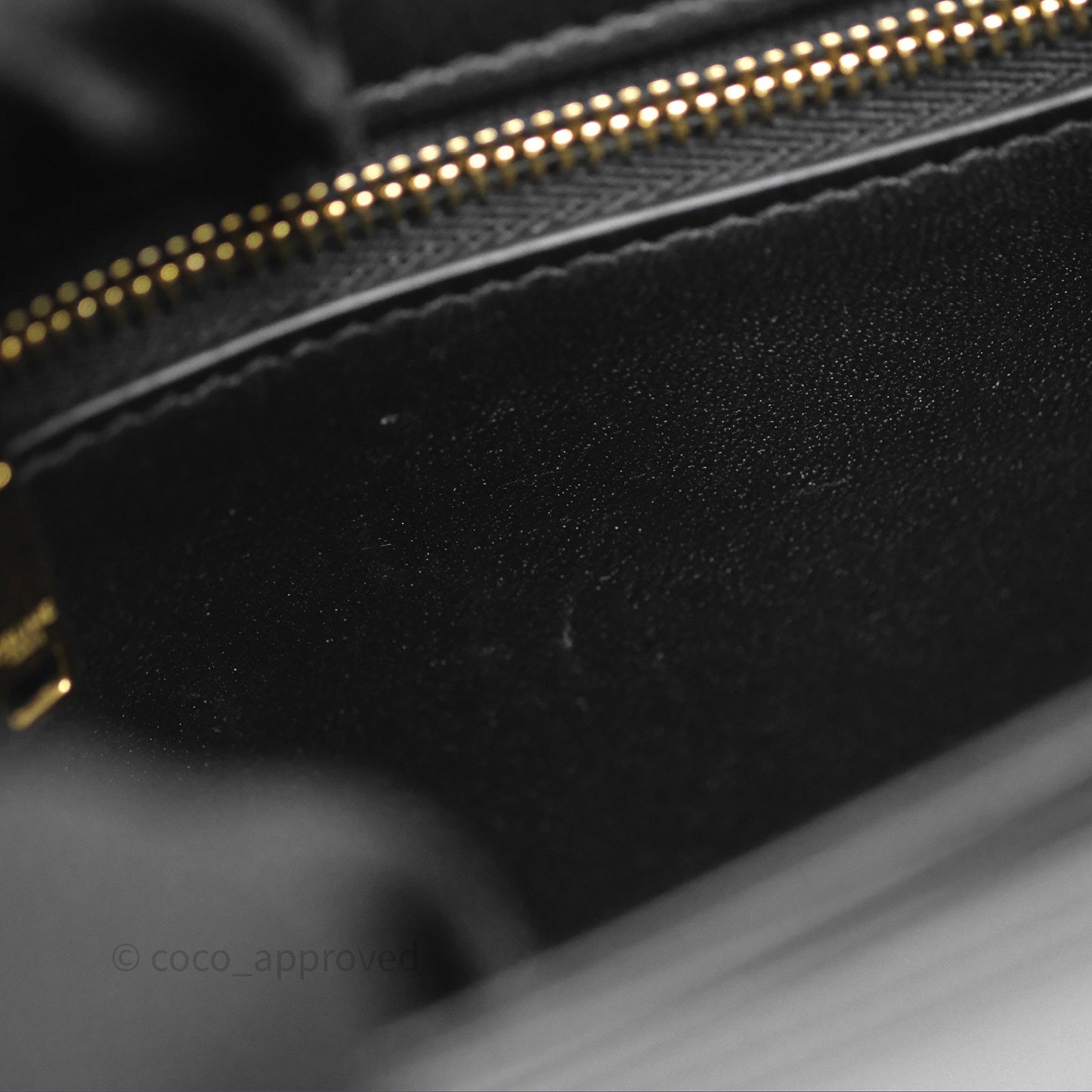 Celine Teen Triomphe Bag Shiny Calfskin Black
