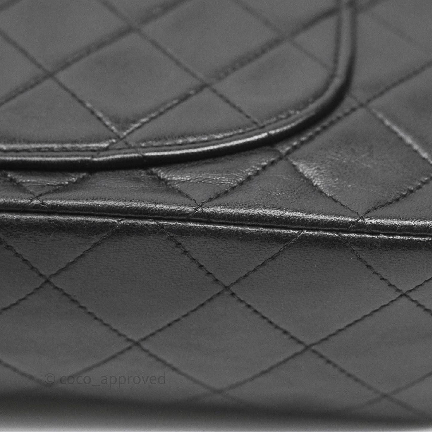Chanel Classic Vintage Small Flap Black Lambskin 24K Gold Hardware
