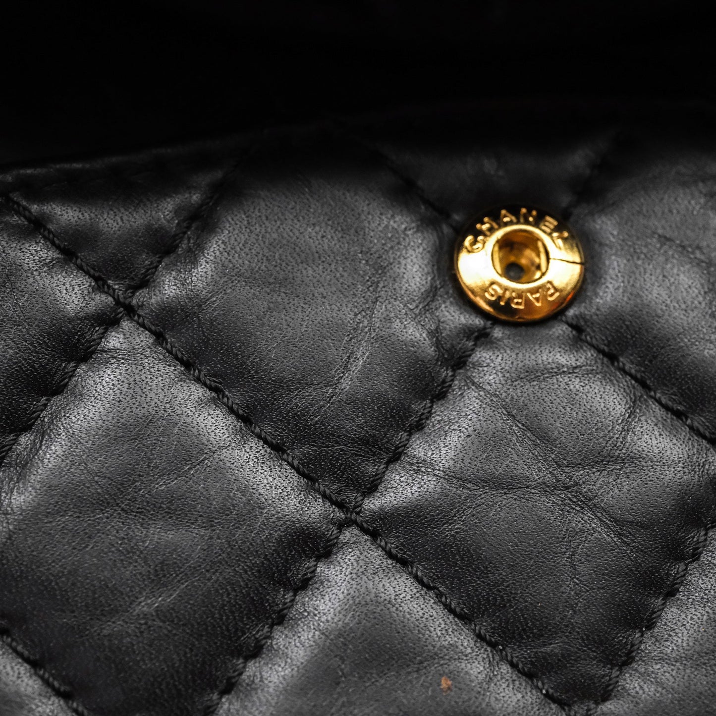 Chanel Reissue Quilted Aged Calfskin Black Gold Hardware 226
