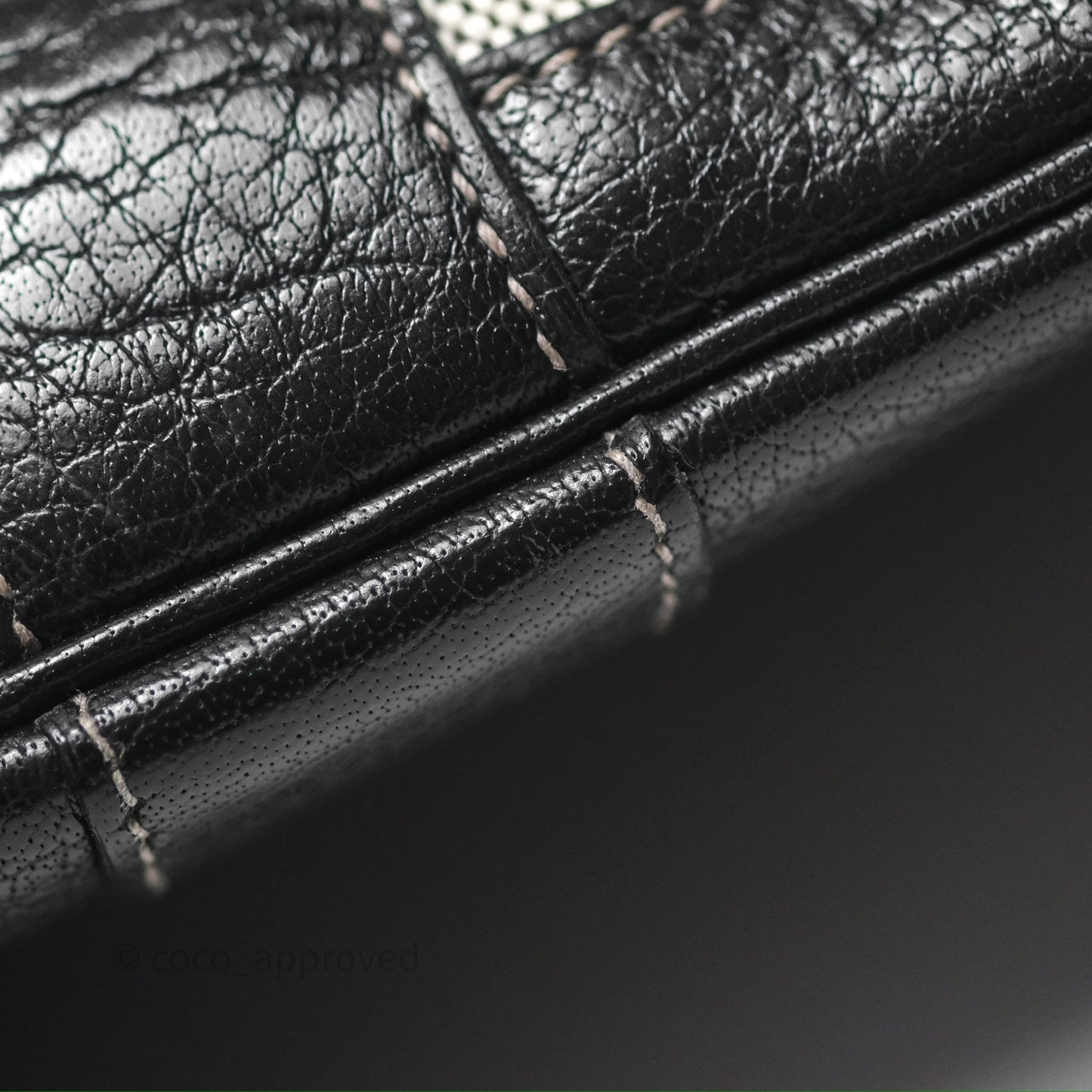 Hermès Garden Party 36 Noir 89 Canvas