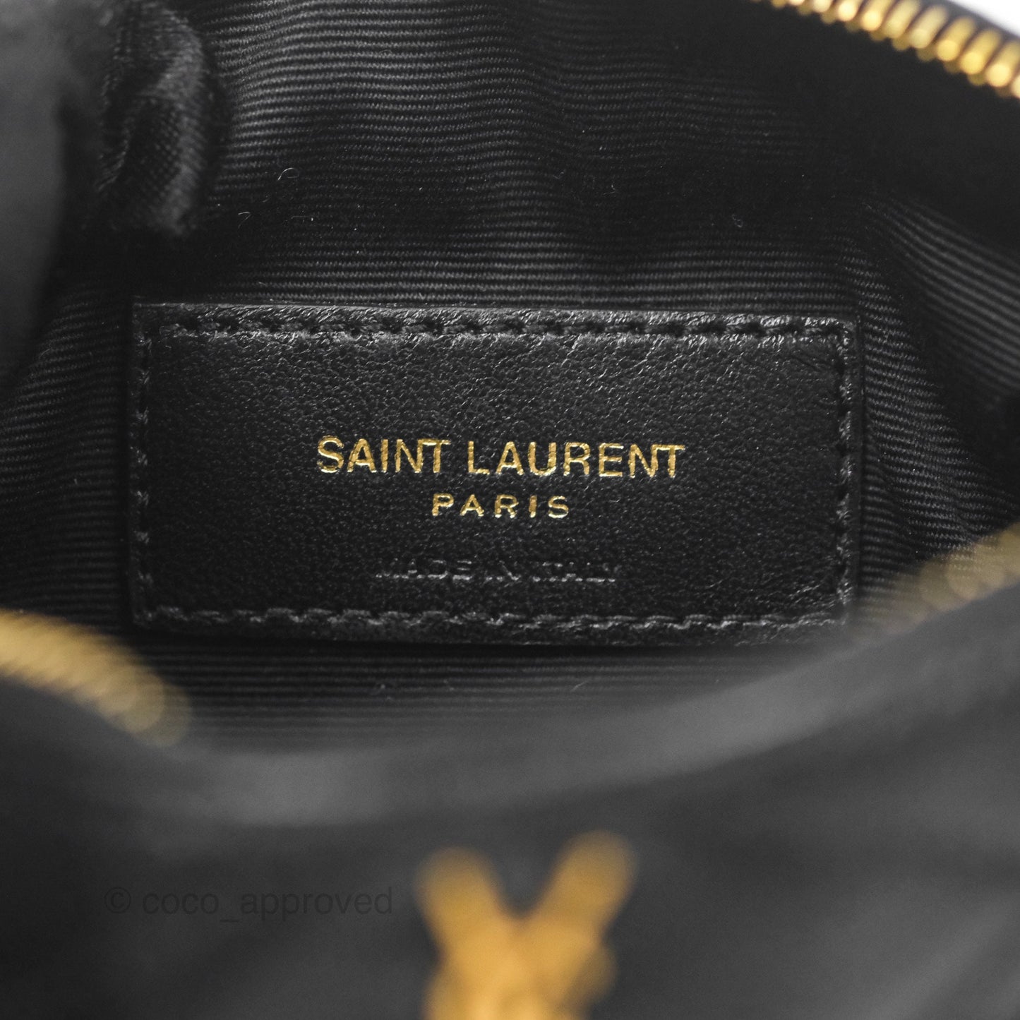 Saint Laurent Mini Sade Tube Shoulder Bag Black Lambskin