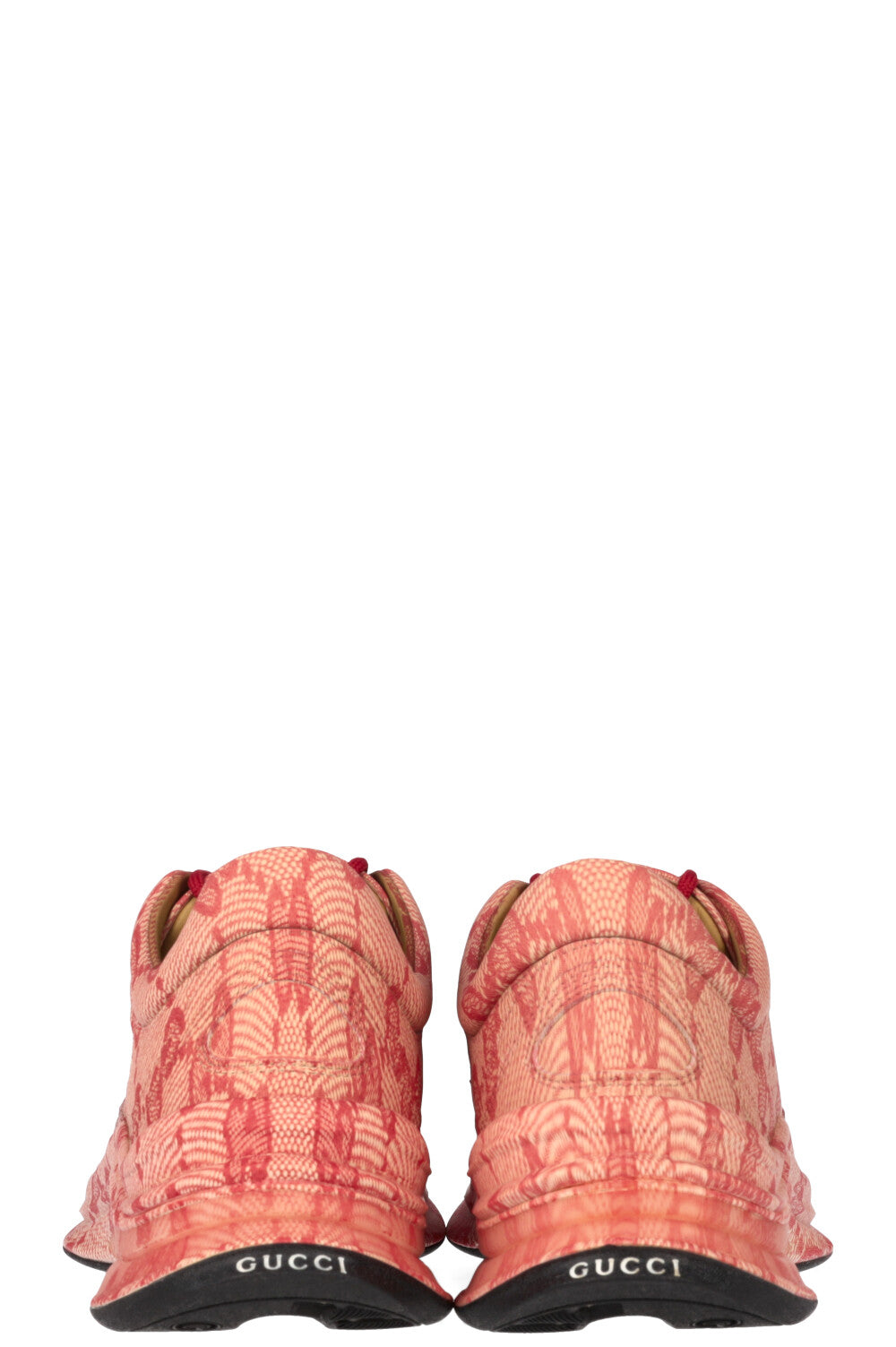 Luxury Gucci Trending 2025 Run Sneakers GG Supreme Red