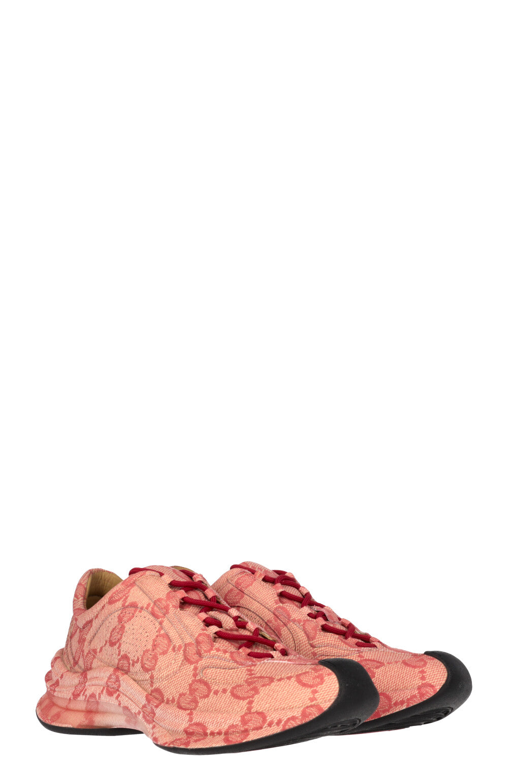 Luxury Gucci Trending 2025 Run Sneakers GG Supreme Red
