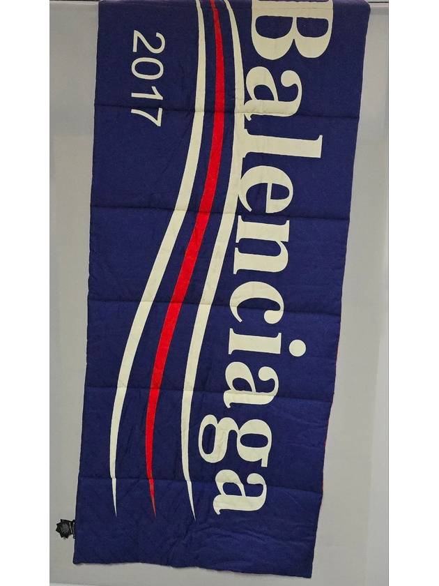 Luxury Balenciaga Wave logo muffler