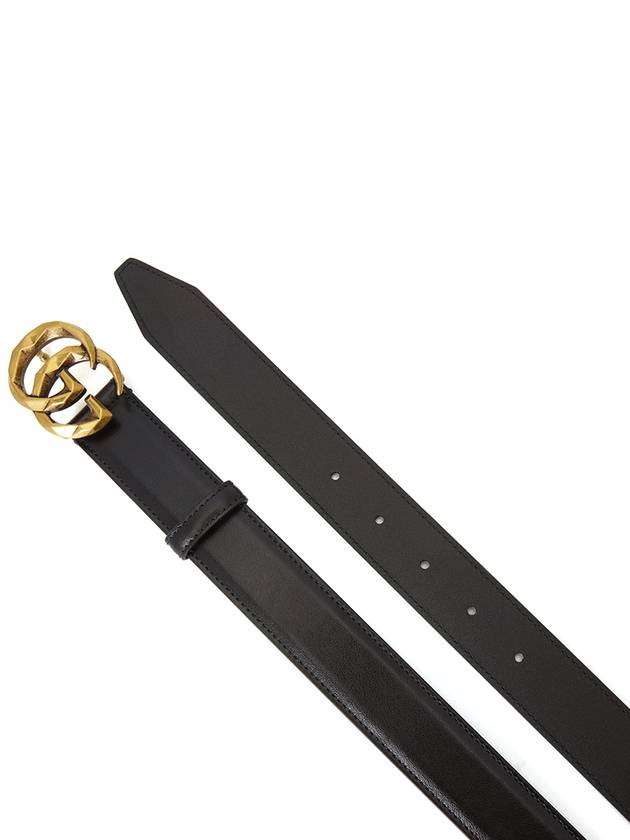 Luxury Gucci Trending 2025 GG Marmont Leather Belt Black