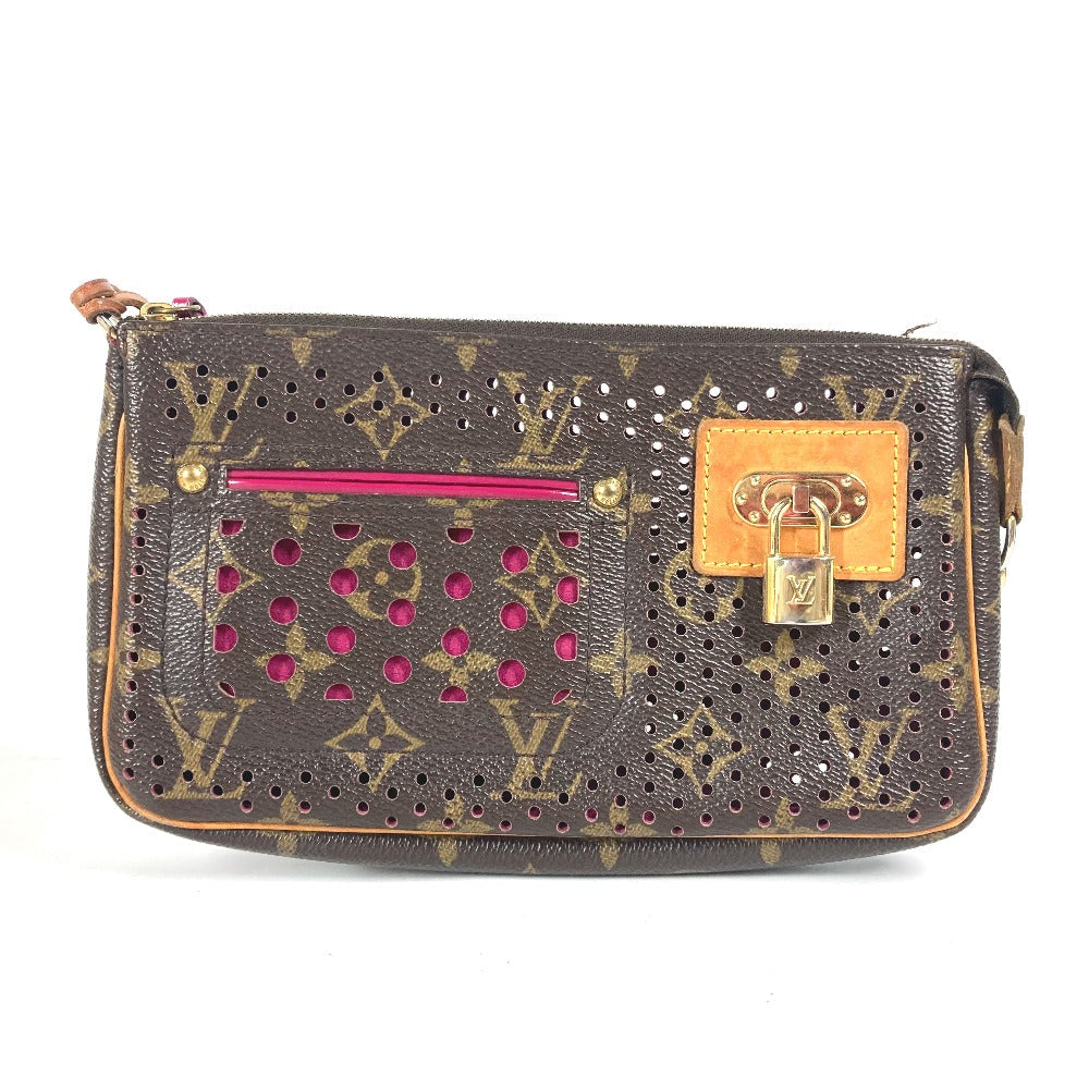 LOUIS VUITTON Shoulder Bag M95183 Monogram canvas pink Monogram Perfo Pochette Accessories