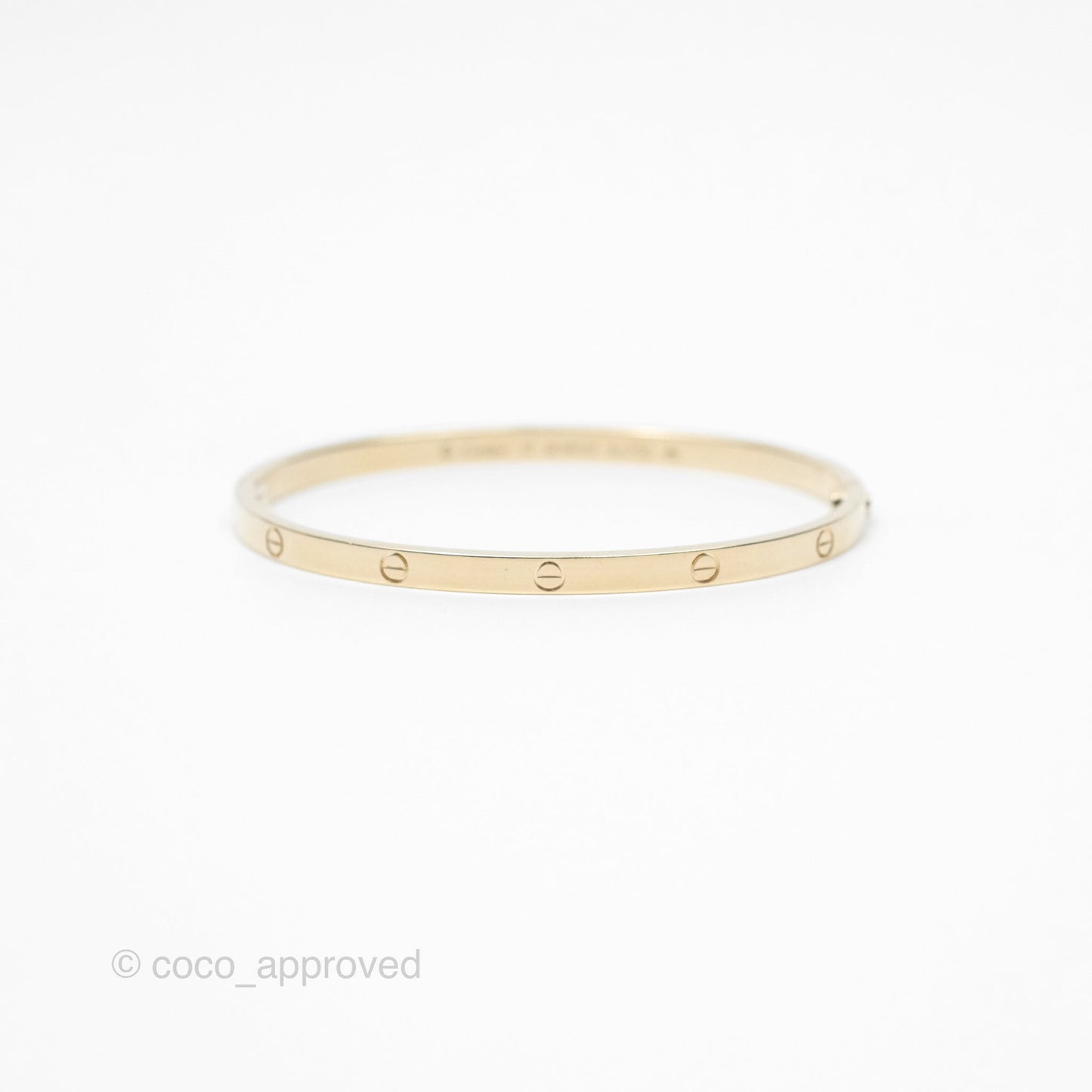 Cartier Small Love Bracelet Yellow Gold