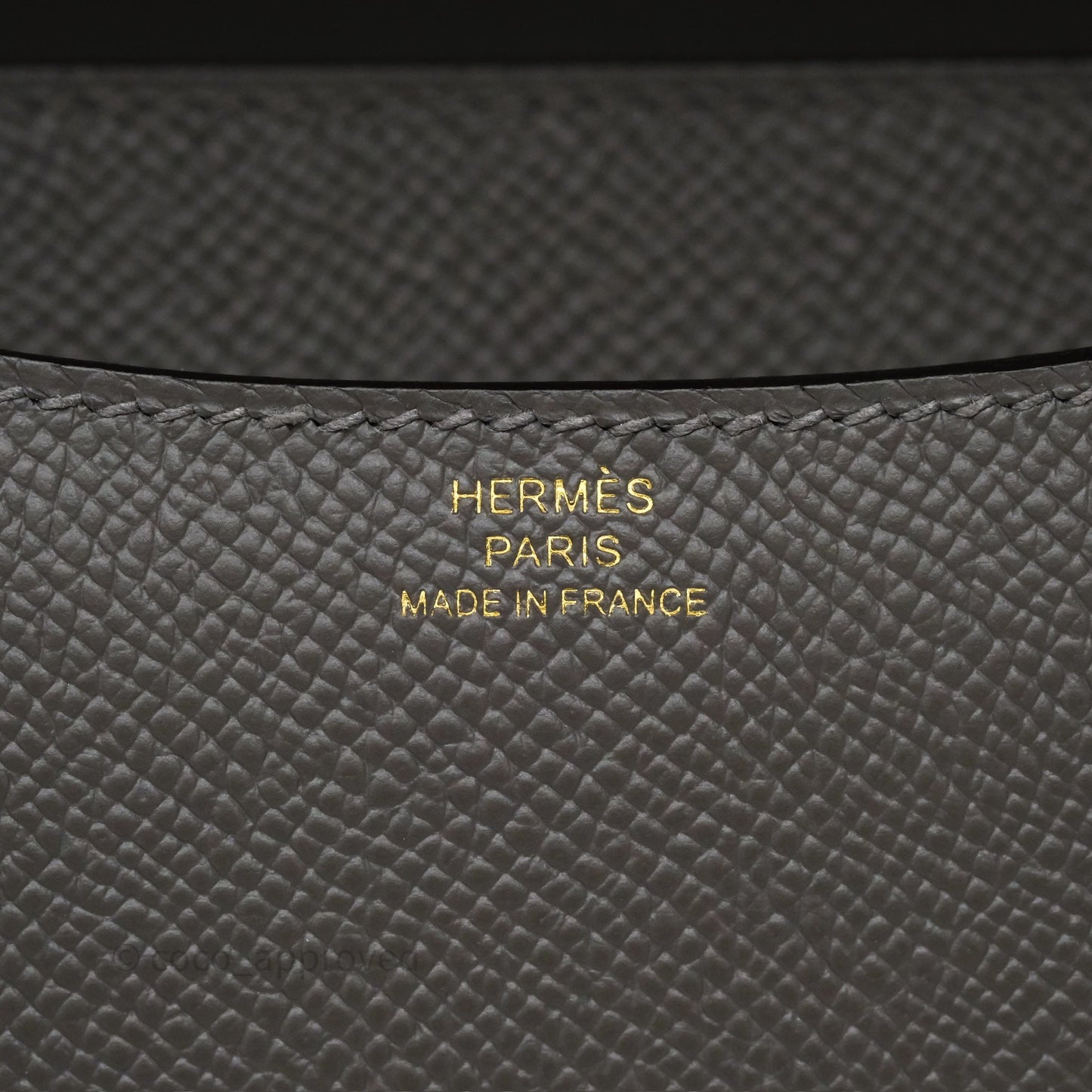 Hermès Constance III Mini Veau Epsom 0L Gris Meyer Gold Hardware