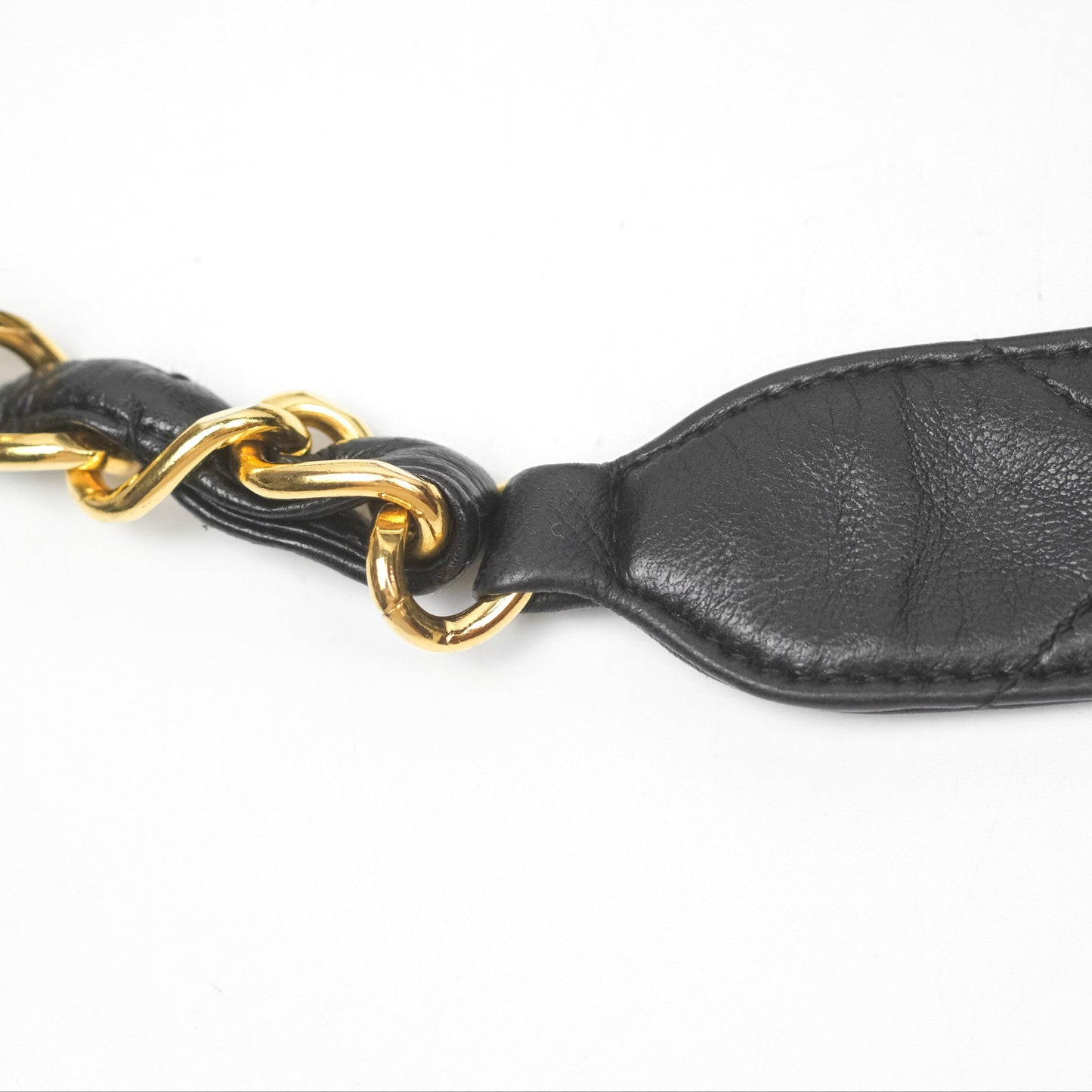 Chanel Vintage Flap Bag Black Lambskin 24K Gold Hardware
