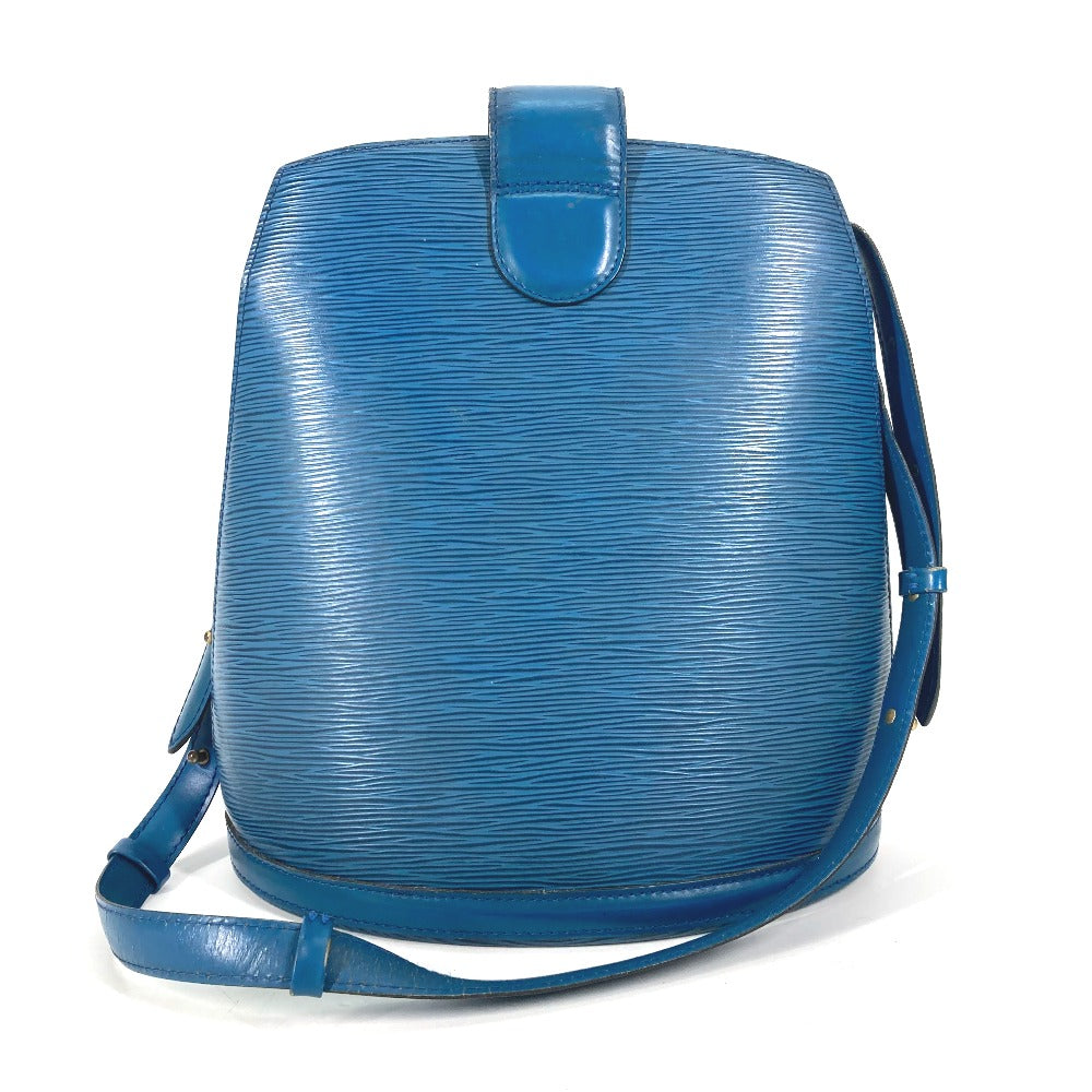 LOUIS VUITTON Shoulder Bag M52255 Epi Leather blue Epi Cluny PM Women