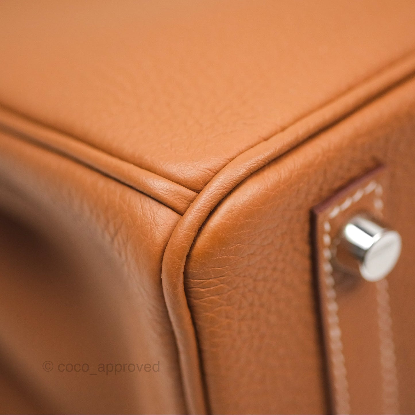 Hermès Birkin 30 Retourne Gold 37 Togo Palladium Hardware