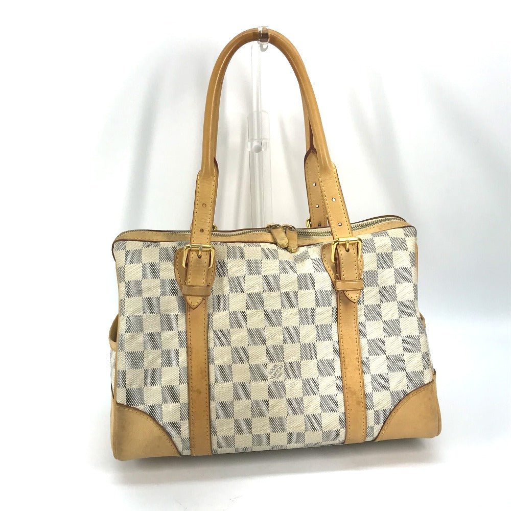 LOUIS VUITTON Handbag N52001 Damier Azur Canvas white Damier Azur Berkeley PM Women