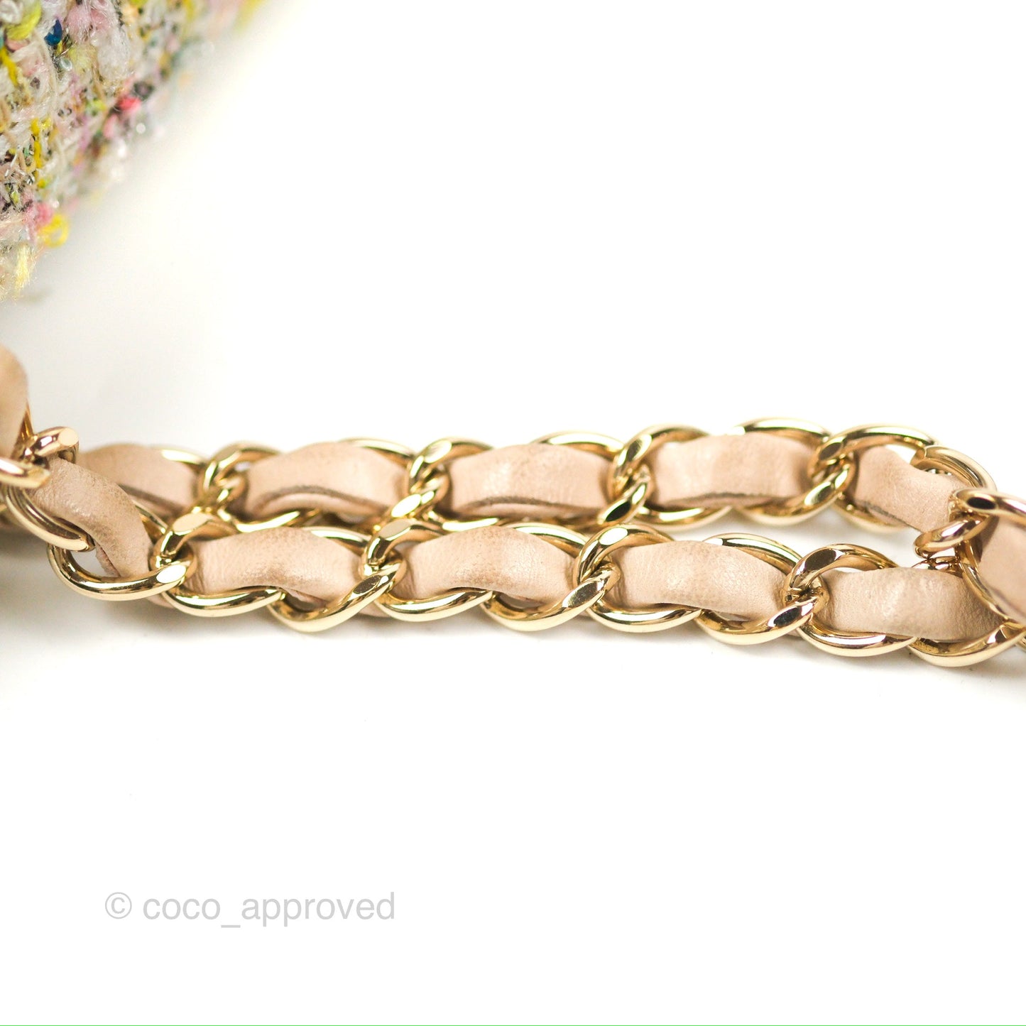 Chanel Reissue Tweed Pastel Garden Party Flap