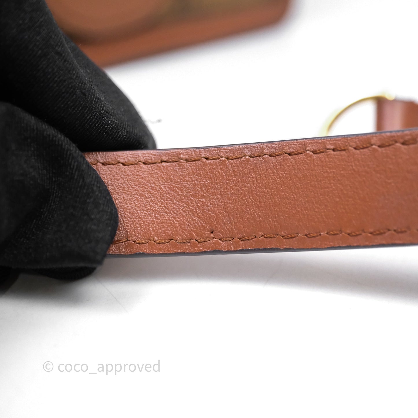 Louis Vuitton Mini Dauphine Monogram Tan Calfskin